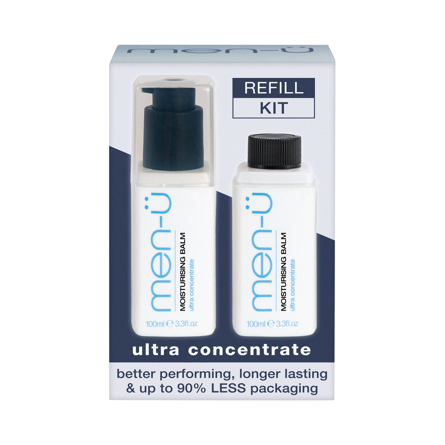 men-ü - Moisturising Balm Refill Kit - Starter- & Nachfüll-Set