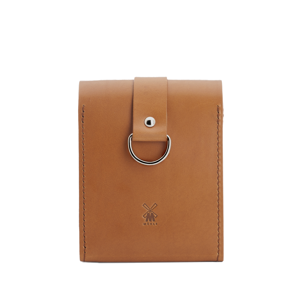 AMÜHLE - Kulturtasche aus Rindsleder - kompakt (ohne Inhalt)