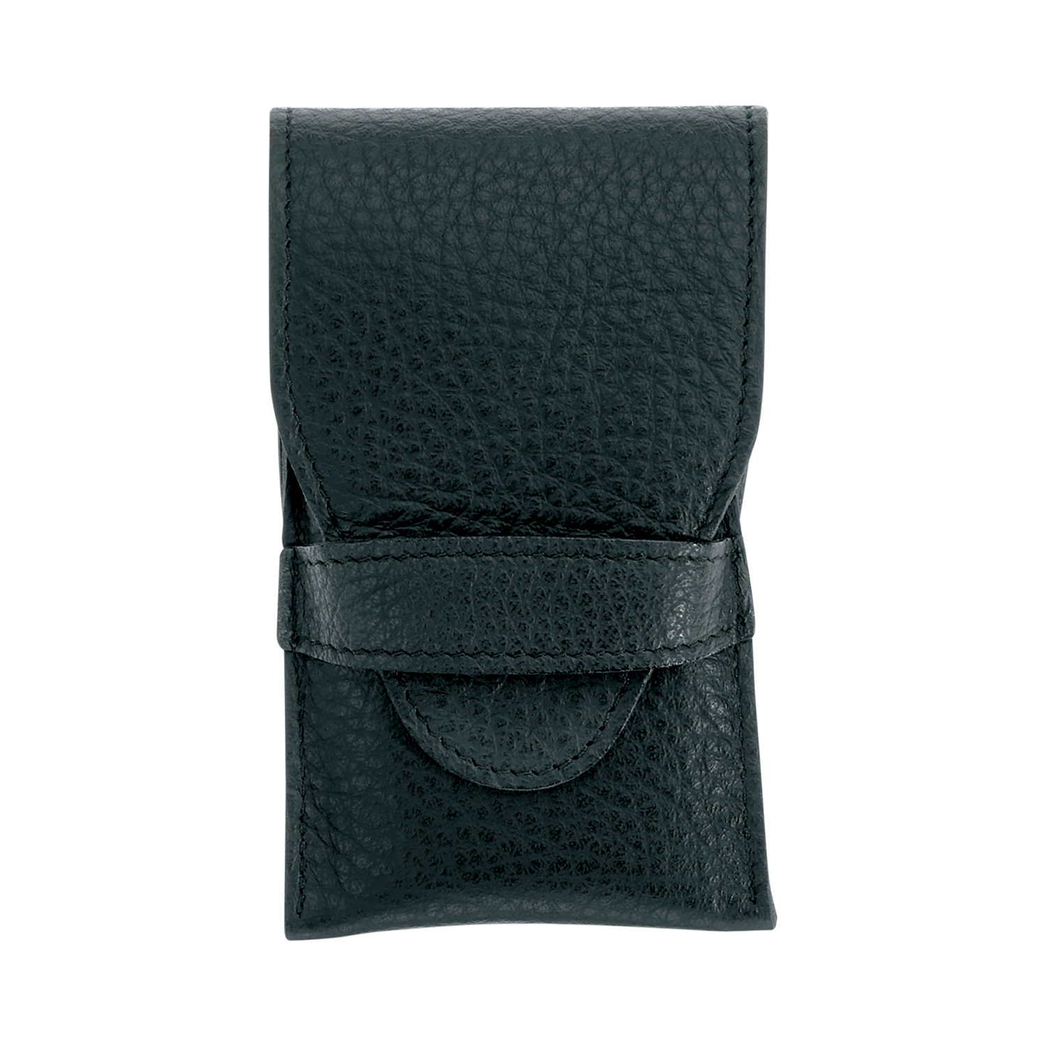 Niegeloh - Capri - 4-tlg. Maniküre-Set - schwarzes Etui aus Leder
