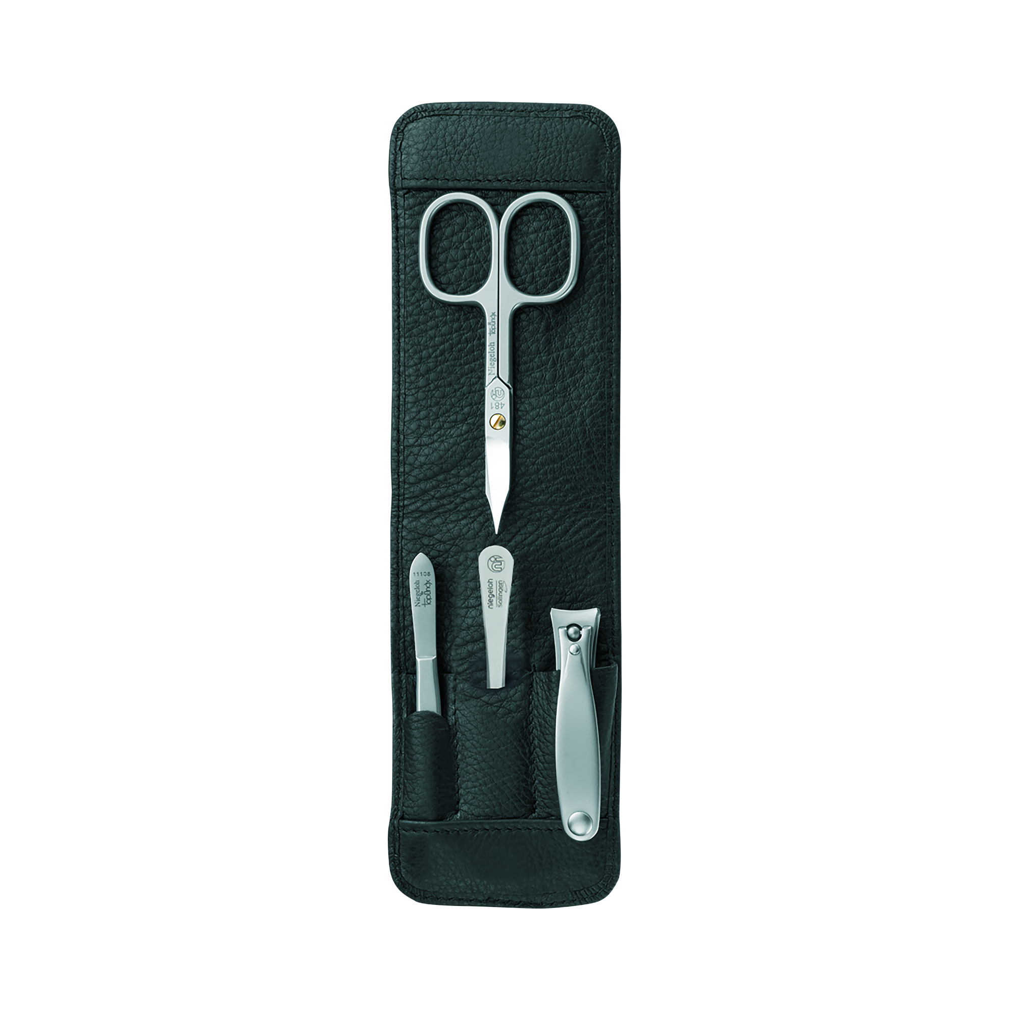 Niegeloh - Imantado - 4-tlg. Maniküre-Set in hochwertigem Leder-Etui