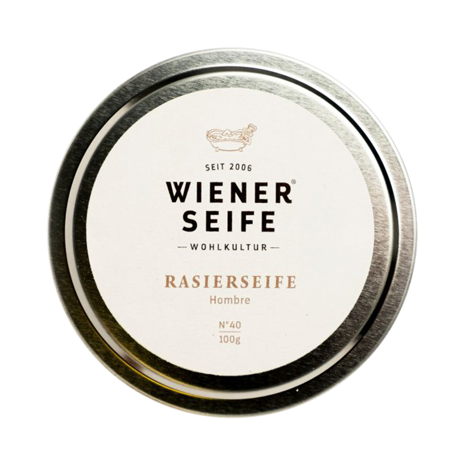 Wiener Seife - Rasierseife Hombre N°40 - Dose