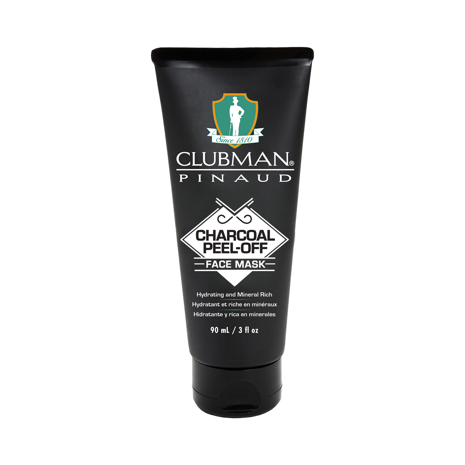 Clubman Pinaud - Charcoal Peel-Off Face Mask - Schwarze Peel-Off Gesichtsmaske