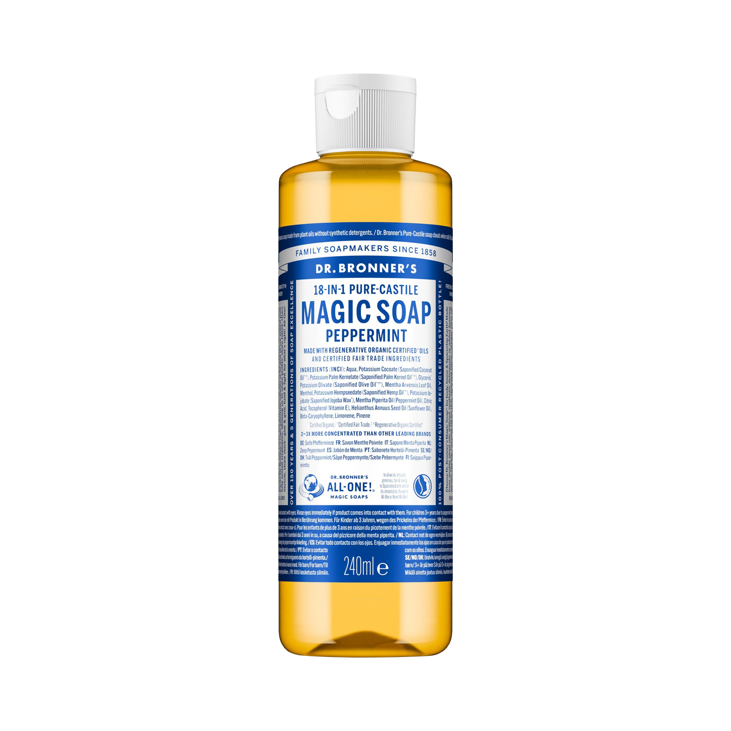 Dr. Bronner's - Liquid Soap Pfefferminze - Flüssigseife & Duschgel