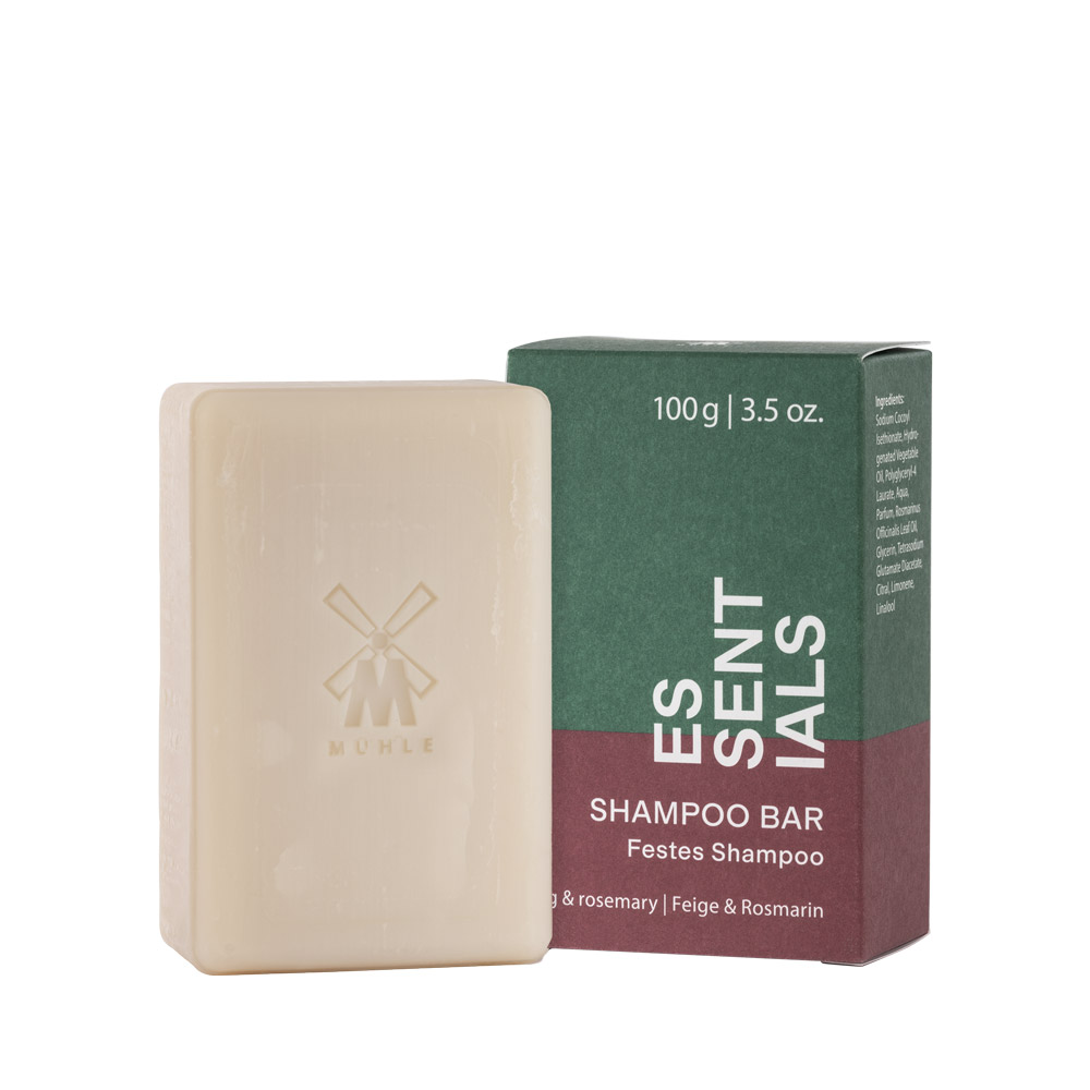 MÜHLE - Festes Shampoo - ESSENTIALS - Feige & Rosmarin