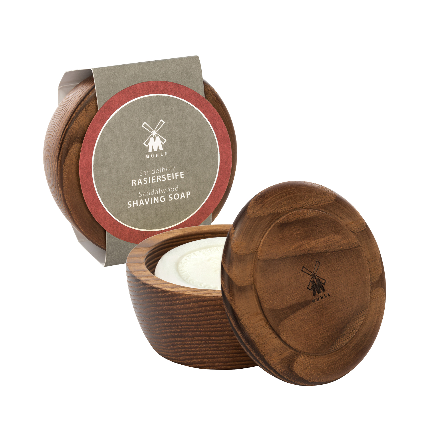 MÜHLE - Rasierseife in Holzschale - SHAVECARE - Sandelholz