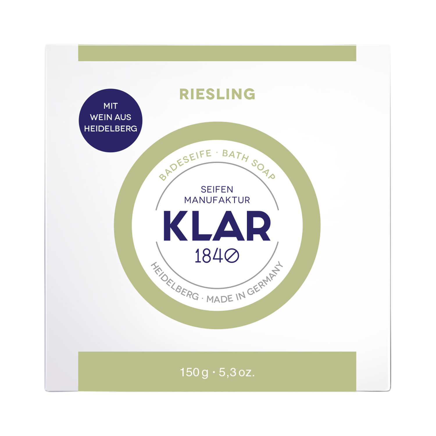 Klar's - Badeseife - Riesling