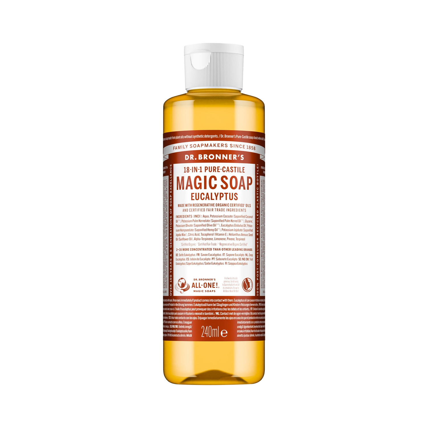Dr. Bronner's - Liquid Soap Eukalyptus - Flüssigseife & Duschgel