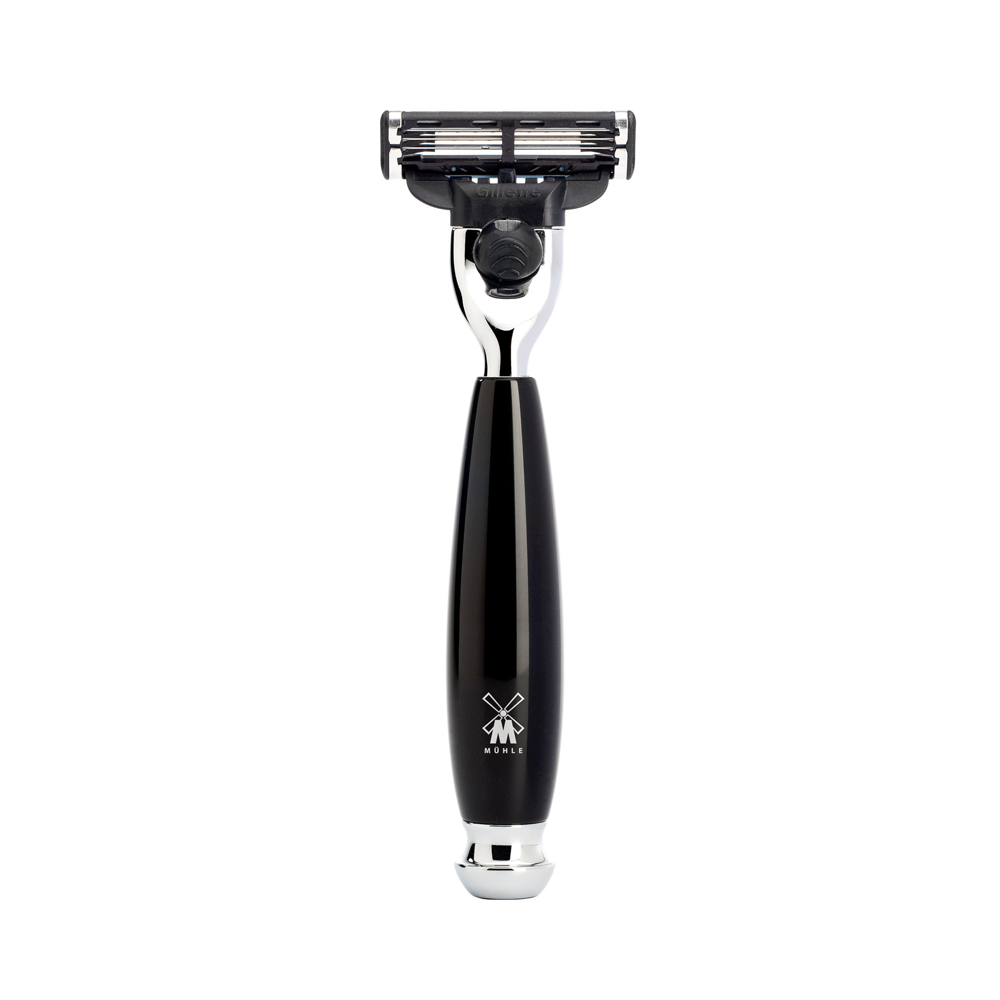 MÜHLE - Nassrasierer - VIVO - Gillette® Mach3® - Edelharz schwarz