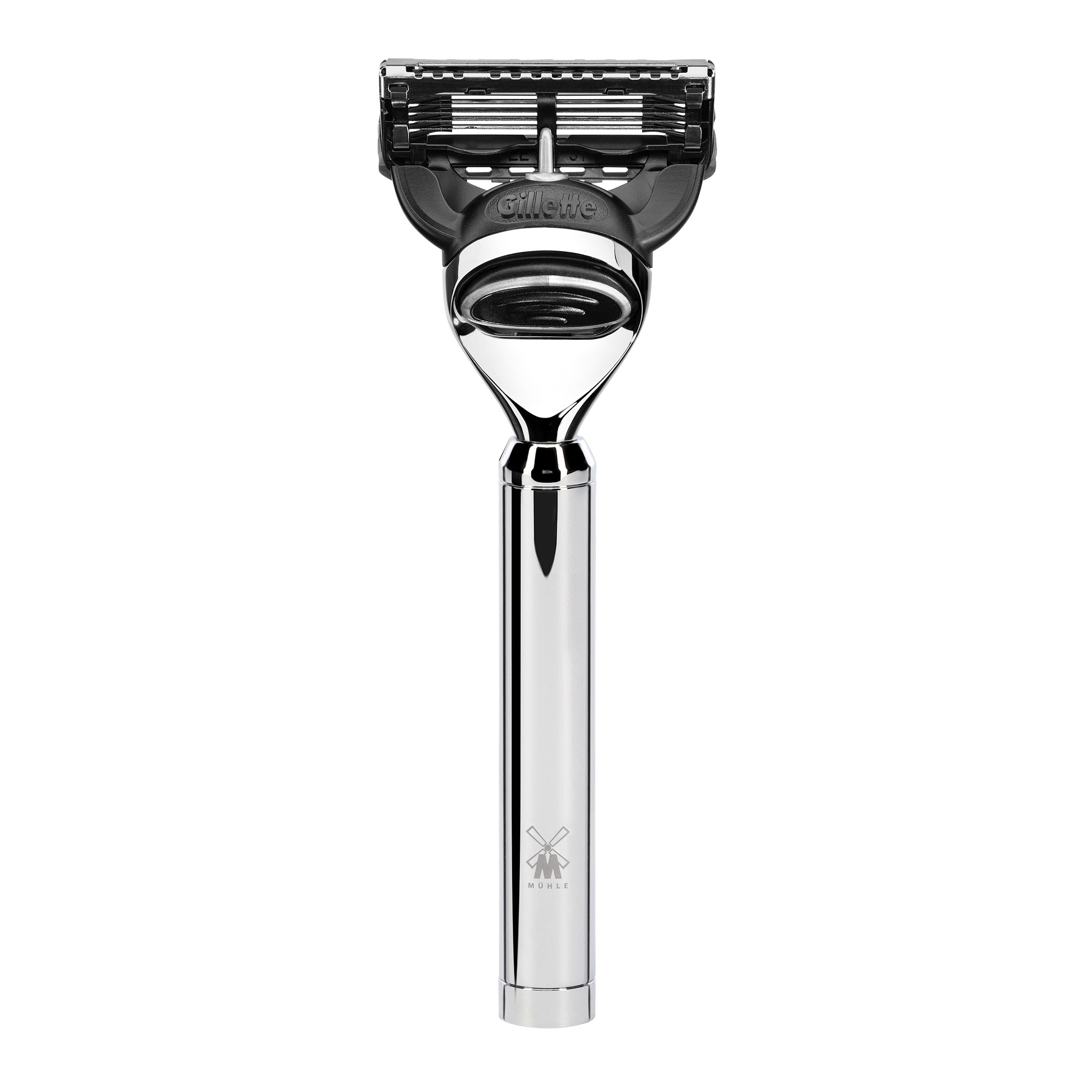 MÜHLE - Nassrasierer - TRAVEL - Gillette® Fusion™ -  Metall verchromt
