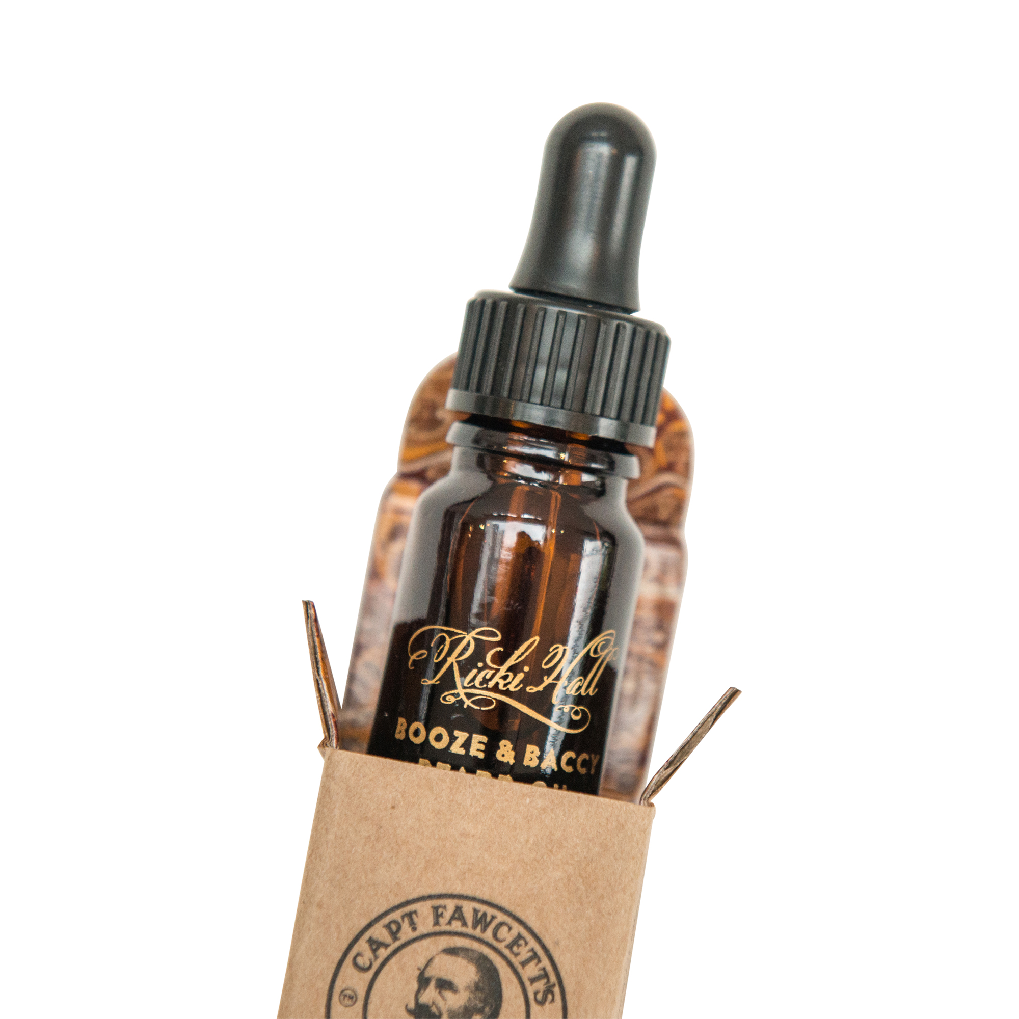 Captain Fawcett - Ricki Hall Booze & Baccy Beard Oil - Bartöl