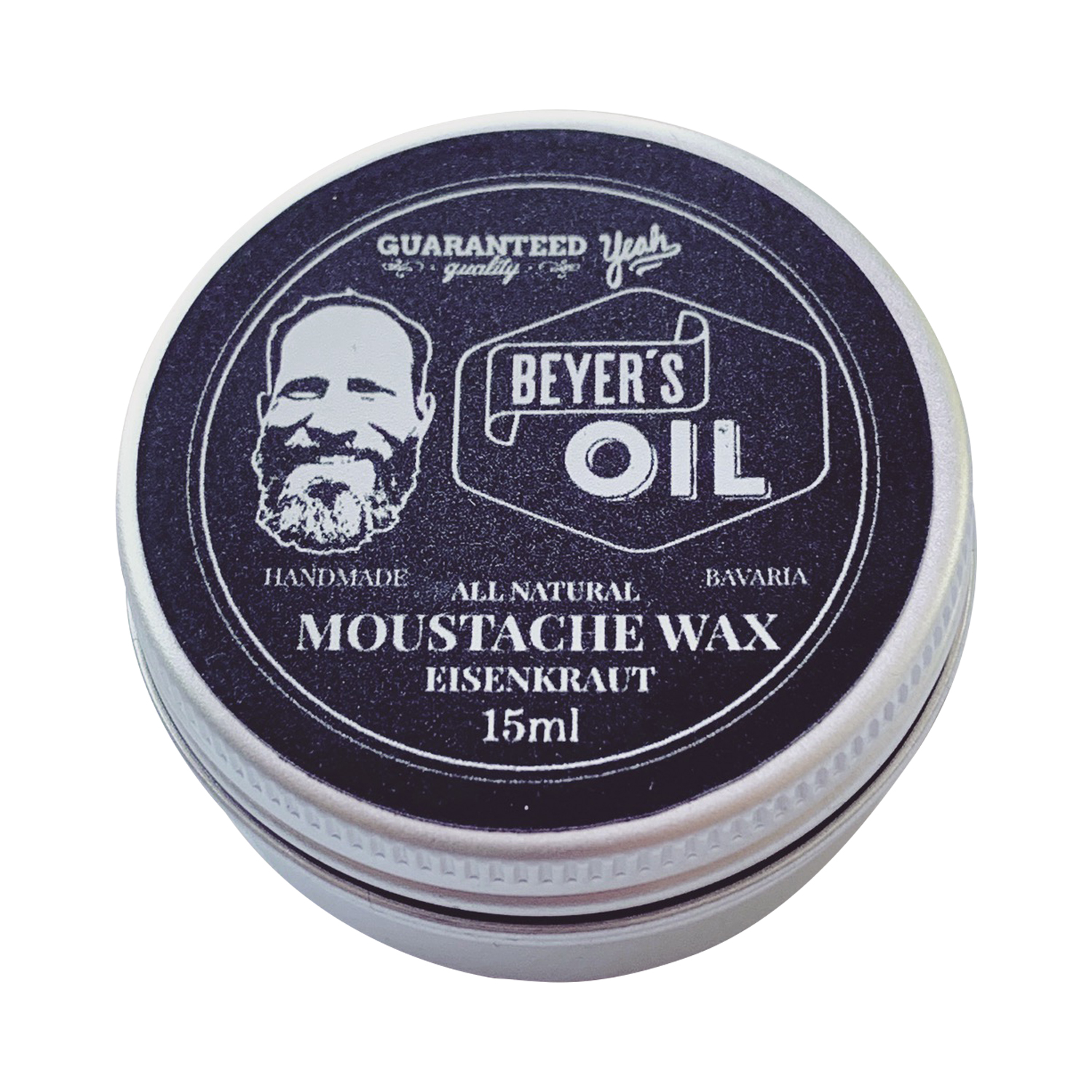 Beyer's Oil - Moustache Wax mit Eisenkraut (Bartwichse)
