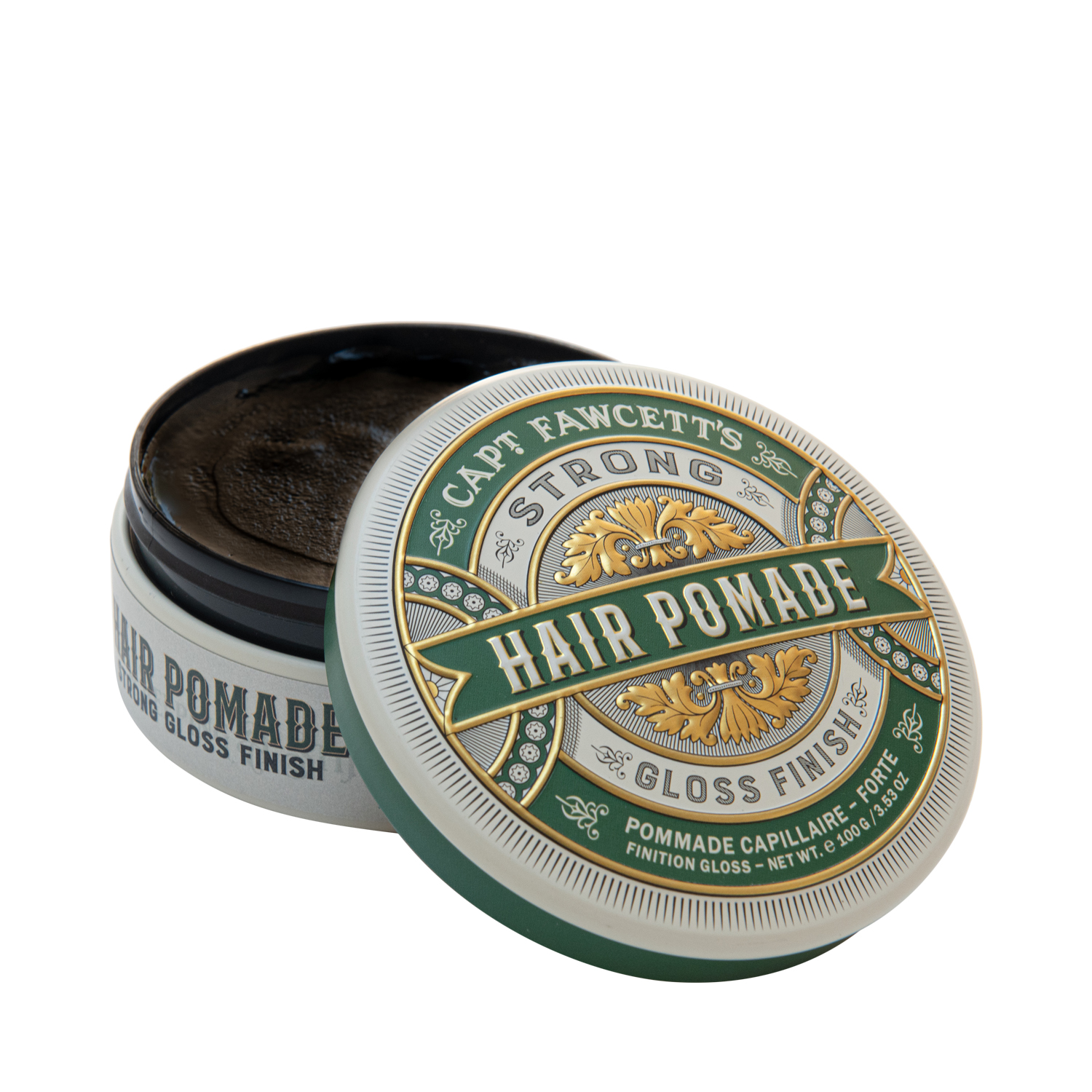 Captain Fawcett - Strong Pomade - starker Halt und hochglänzendes Finish