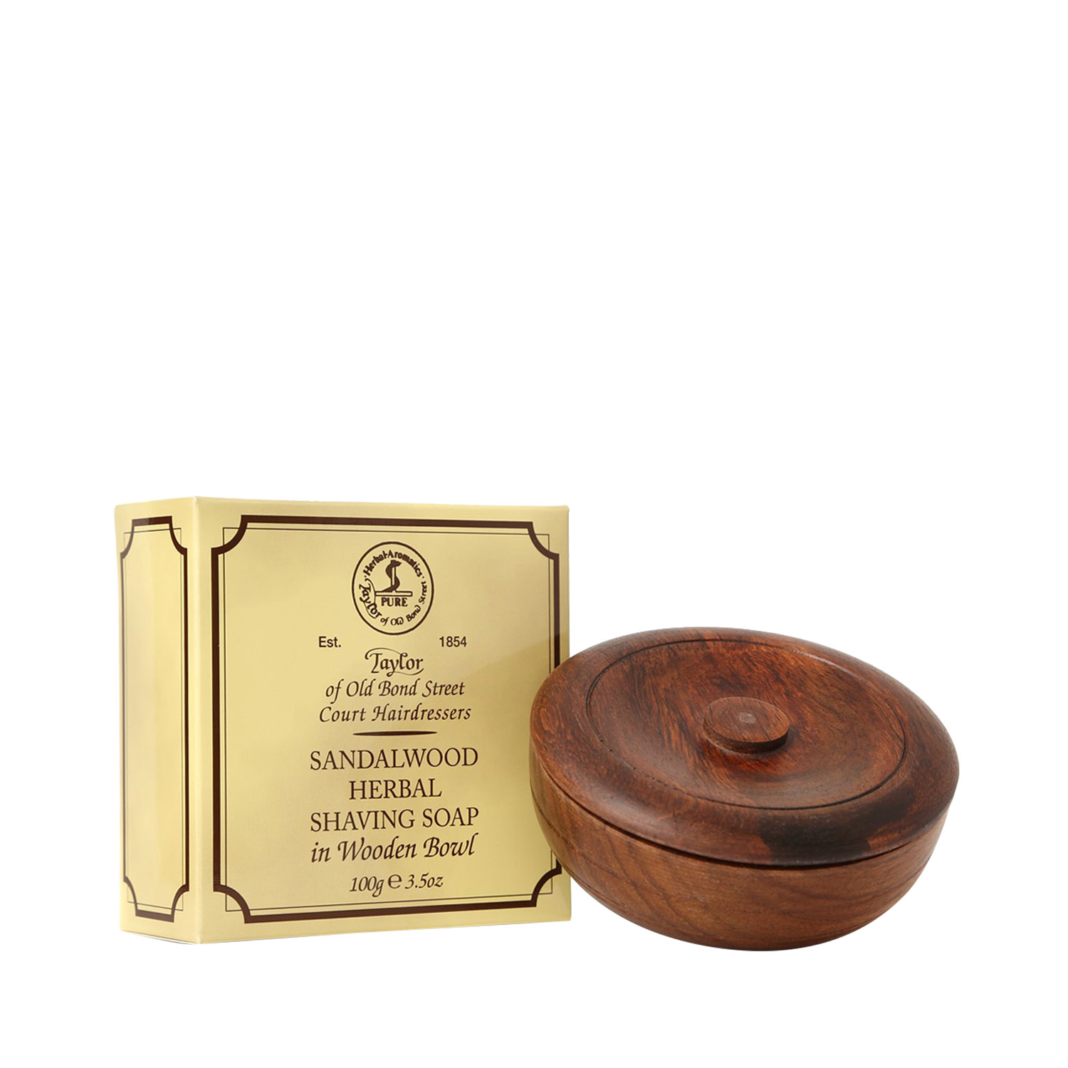 Taylor of Old Bond Street - Sandalwood - Shaving Soap - Rasierseife im Holztiegel
