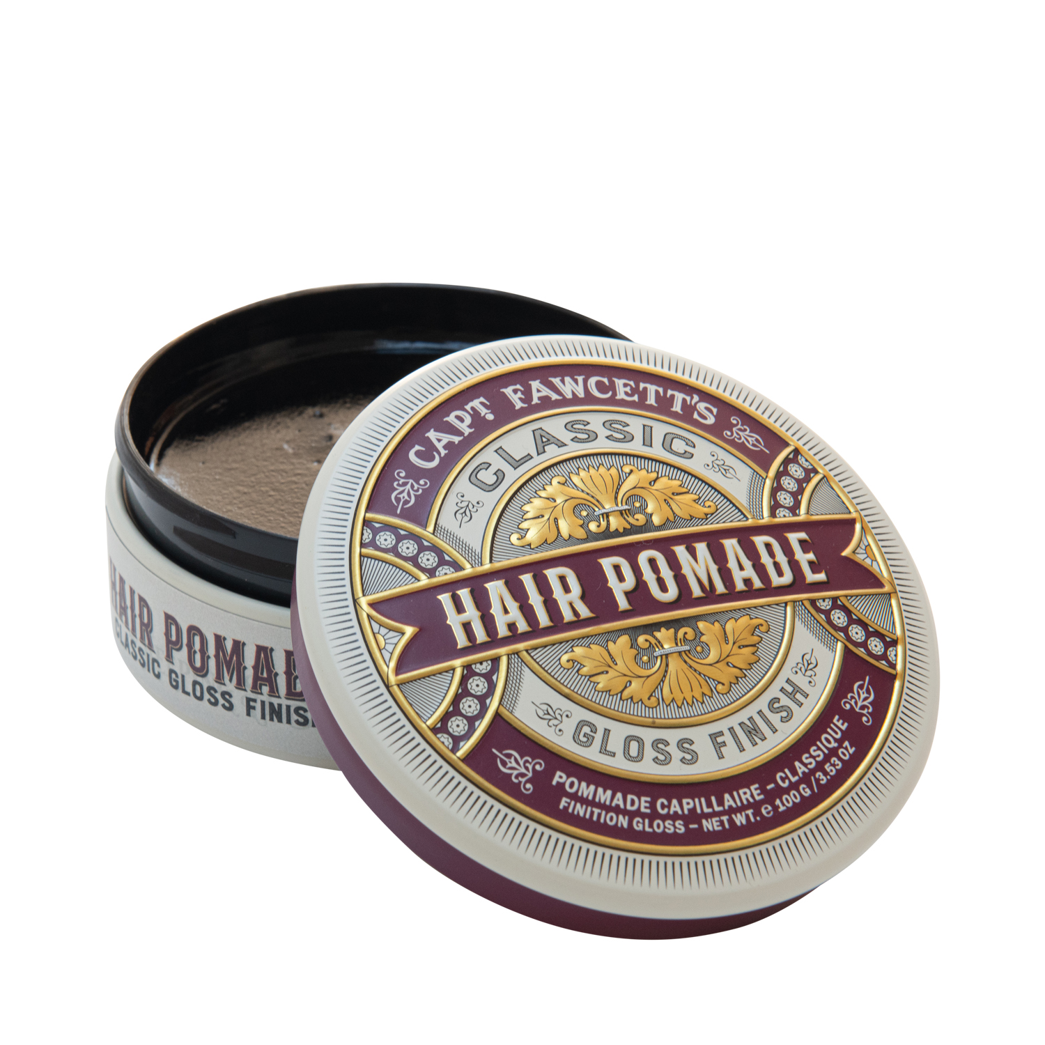 Captain Fawcett - Classic Pomade - mittlerer Halt und glänzendes Finish
