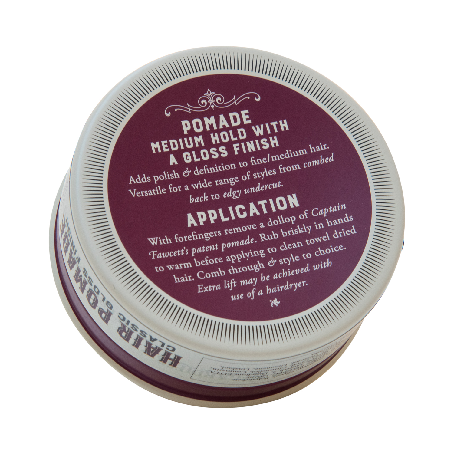 Captain Fawcett - Classic Pomade - mittlerer Halt und glänzendes Finish