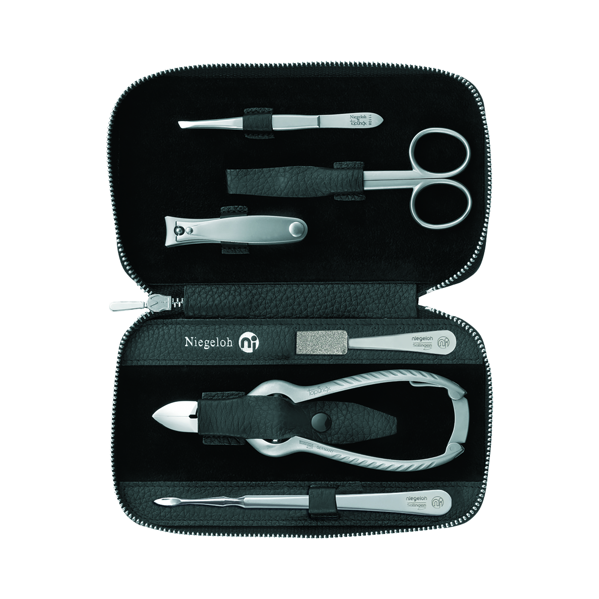 Niegeloh - Imantado - 6-tlg. Maniküre-Set in hochwertigem Leder-Etui