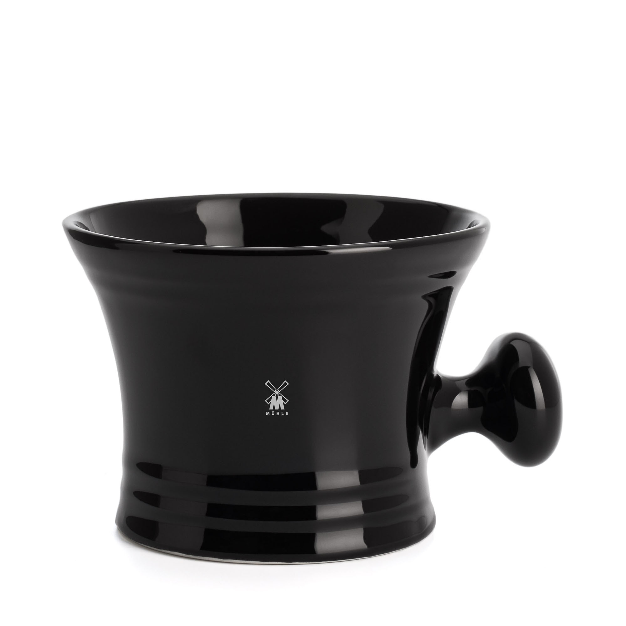 MÜHLE - Rasiertiegel - Porzellan schwarz