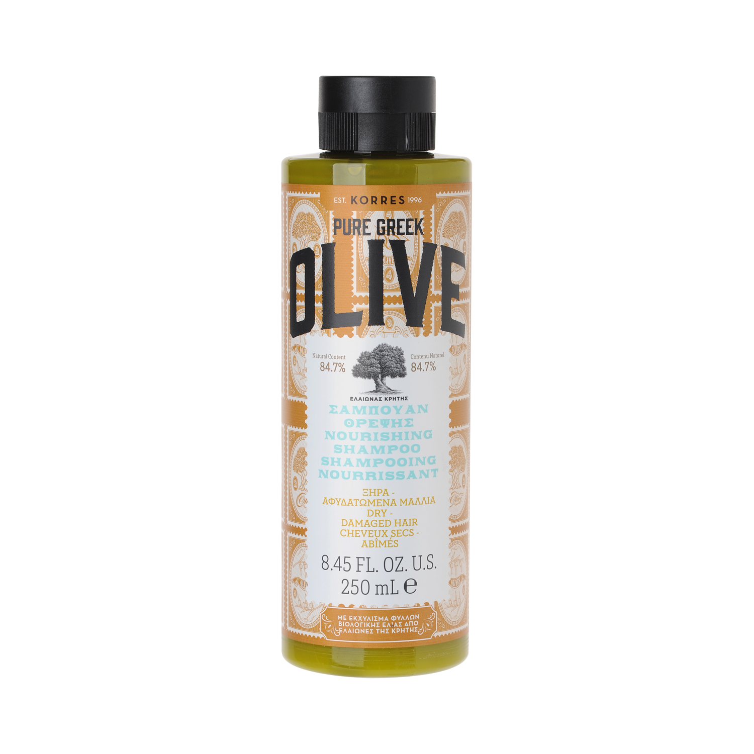 Korres - PURE GREEK OLIVE - Nourishing Shampoo - Nährendes Shampoo für trockenes Haar