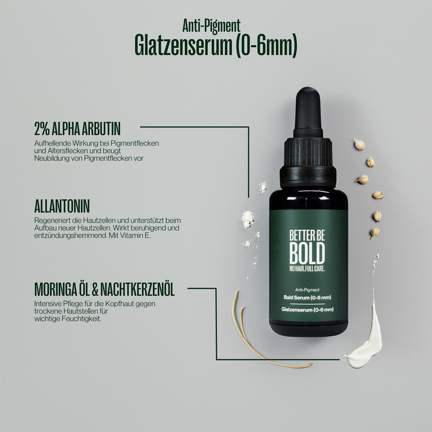 Probe - BETTER BE BOLD - Anti-Pigment Glatzenserum (0-6 mm)