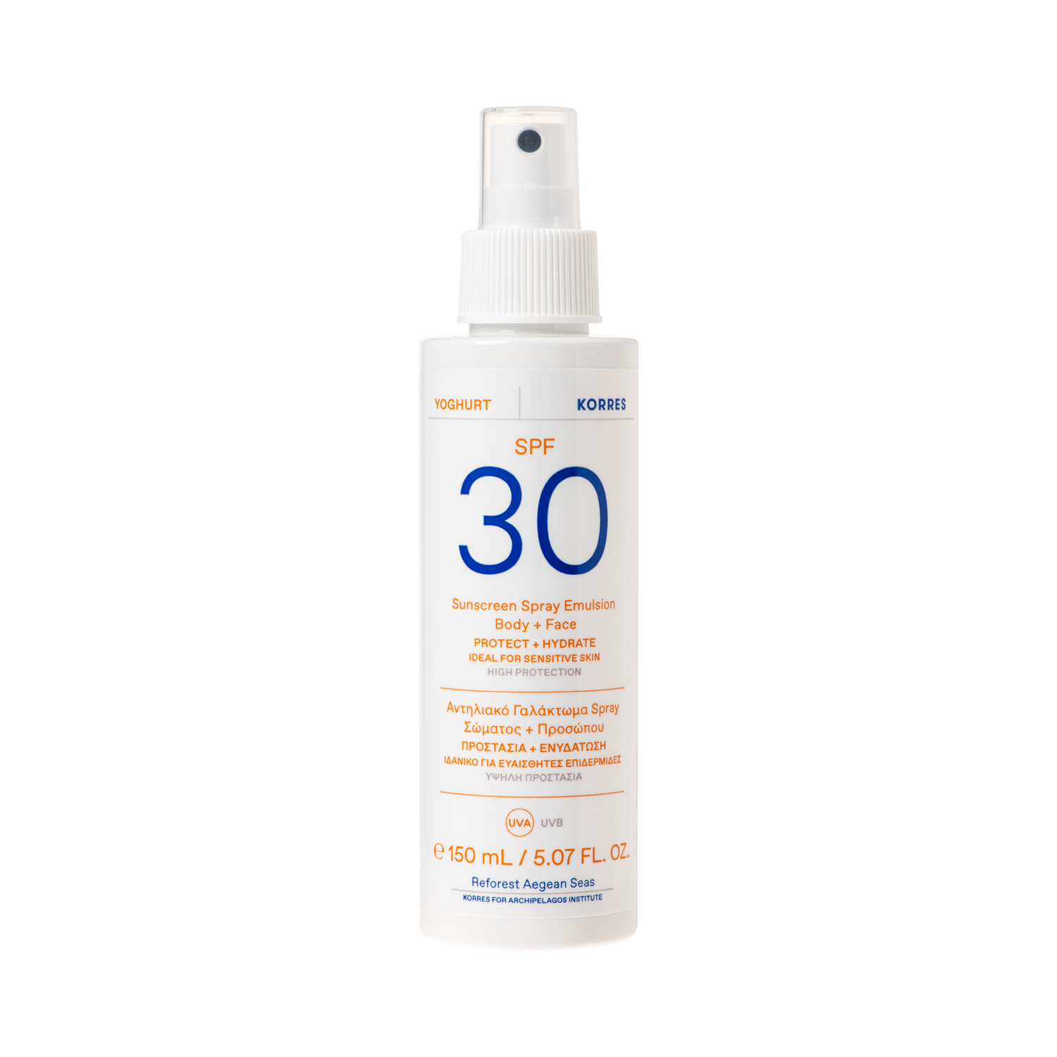 Korres - YOGHURT - Sonnenspray-Emulsion für Gesicht und Körper SPF30