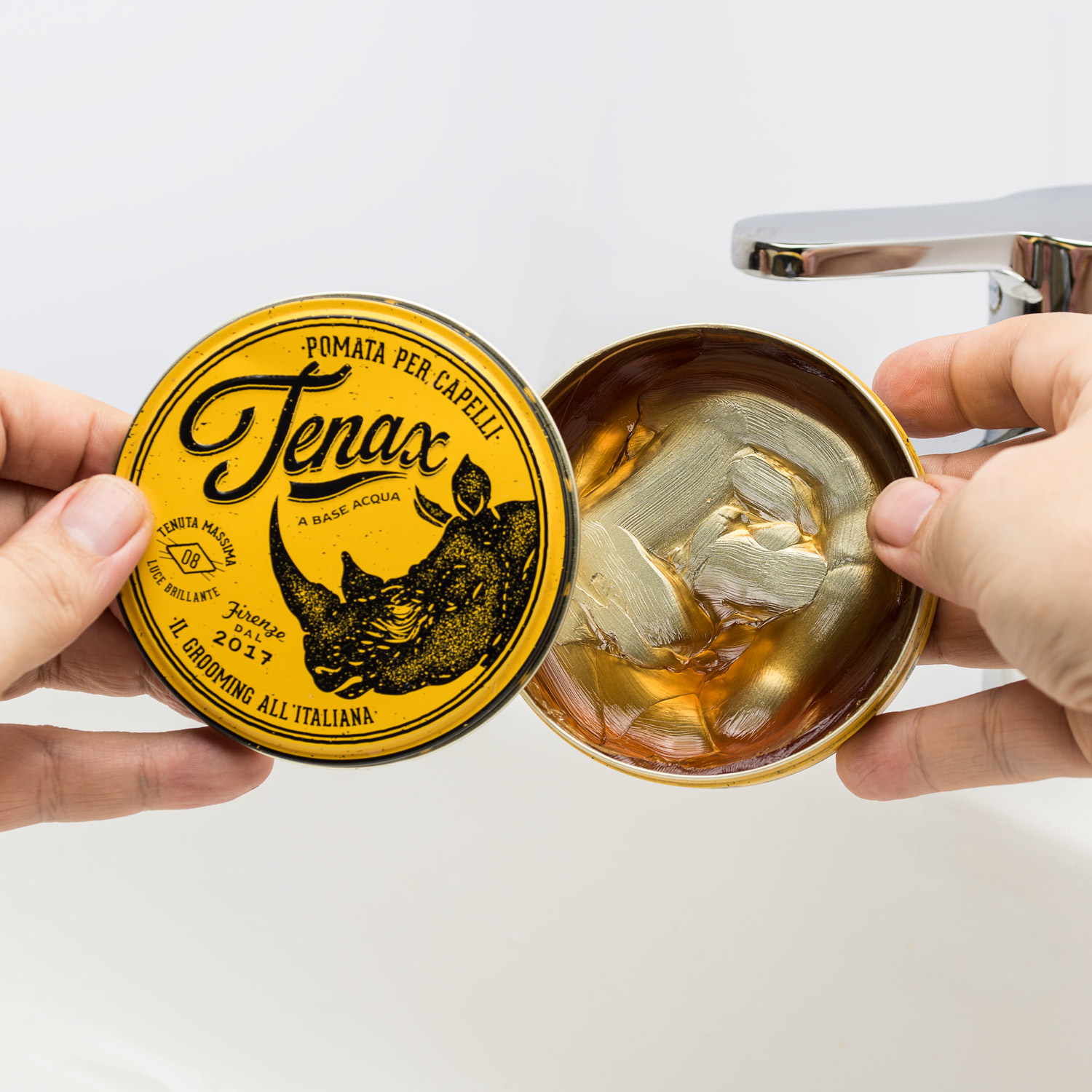 Tenax - Pomata per capelli - Pomade - starker Halt, glänzendes Finish