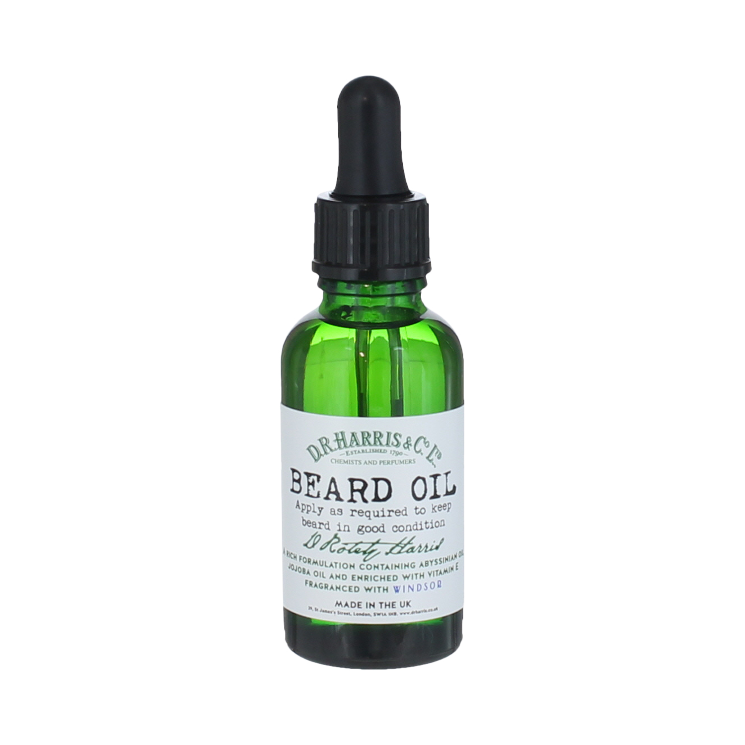 D.R. Harris - Windsor - Beard Oil - Bartöl