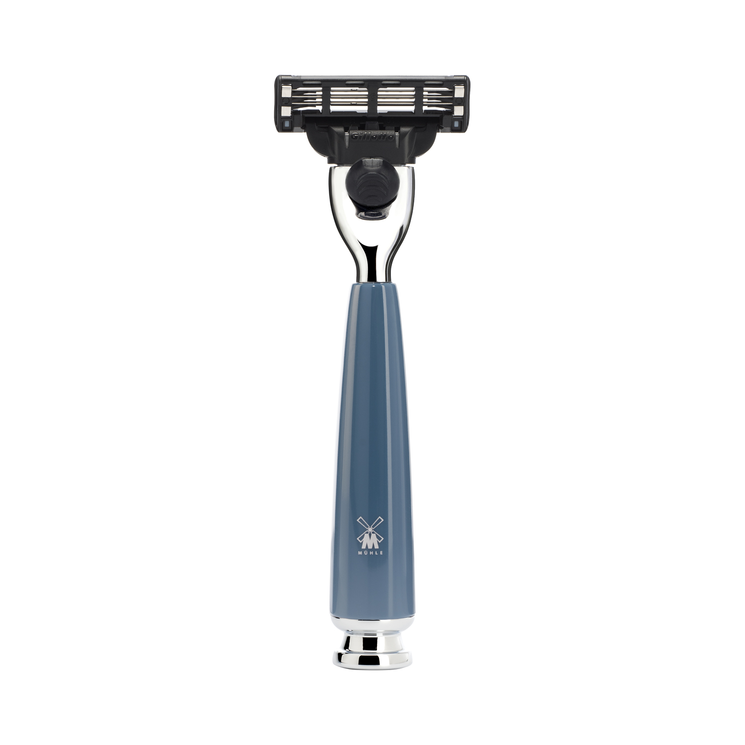 MÜHLE - Nassrasierer - RYTMO - Gillette® Mach3® - Edelharz petrol