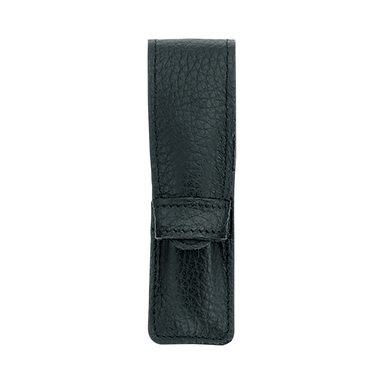 Niegeloh - Capri - 2-tlg. Maniküre-Set - schwarzes Etui aus Leder
