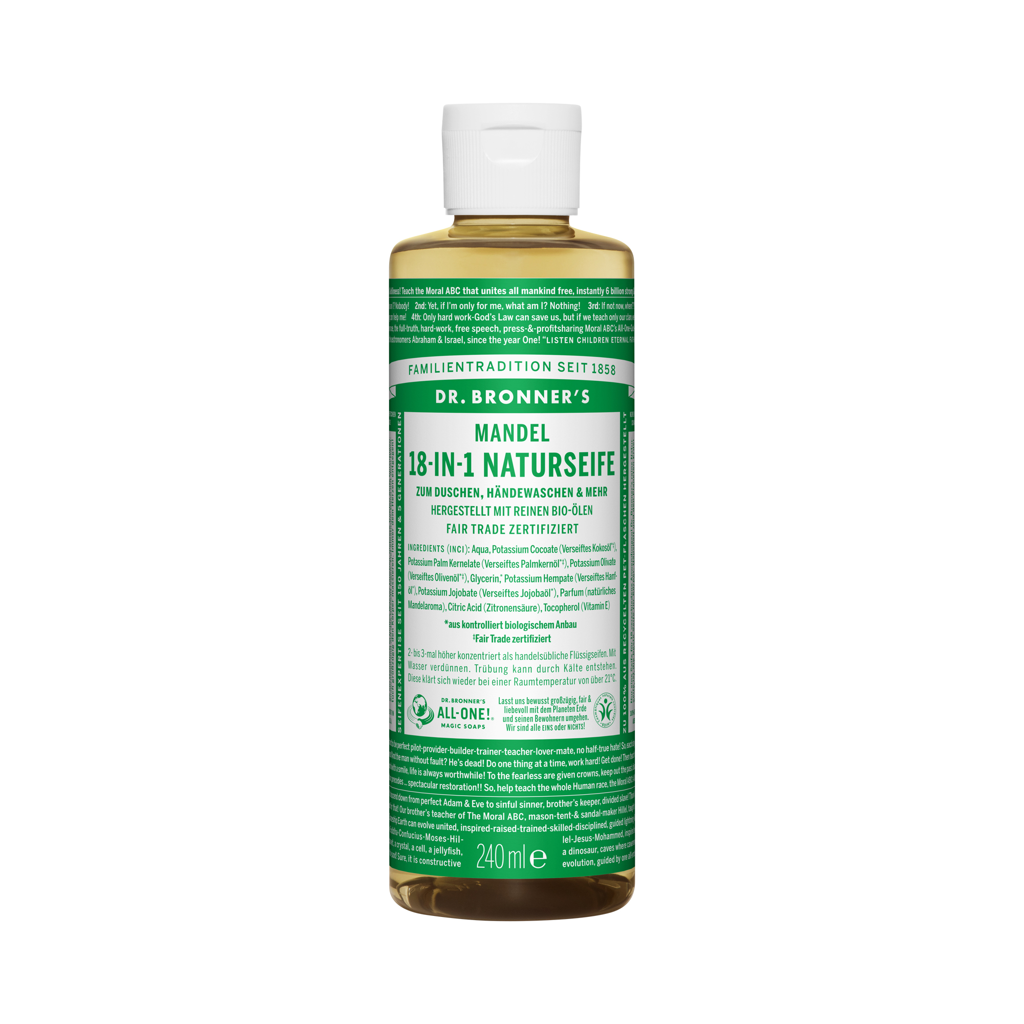 Dr. Bronner's - Liquid Soap Mandel - Flüssigseife & Duschgel