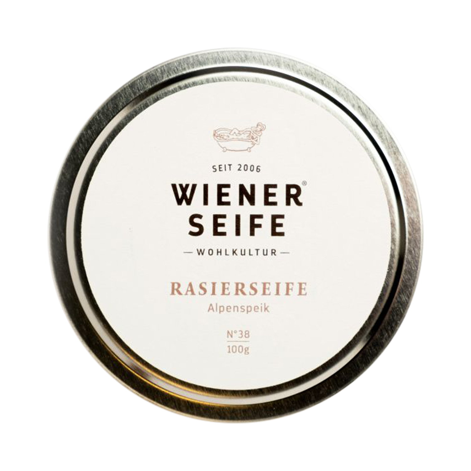 Wiener Seife - Rasierseife Alpenspeik N°38 - Dose