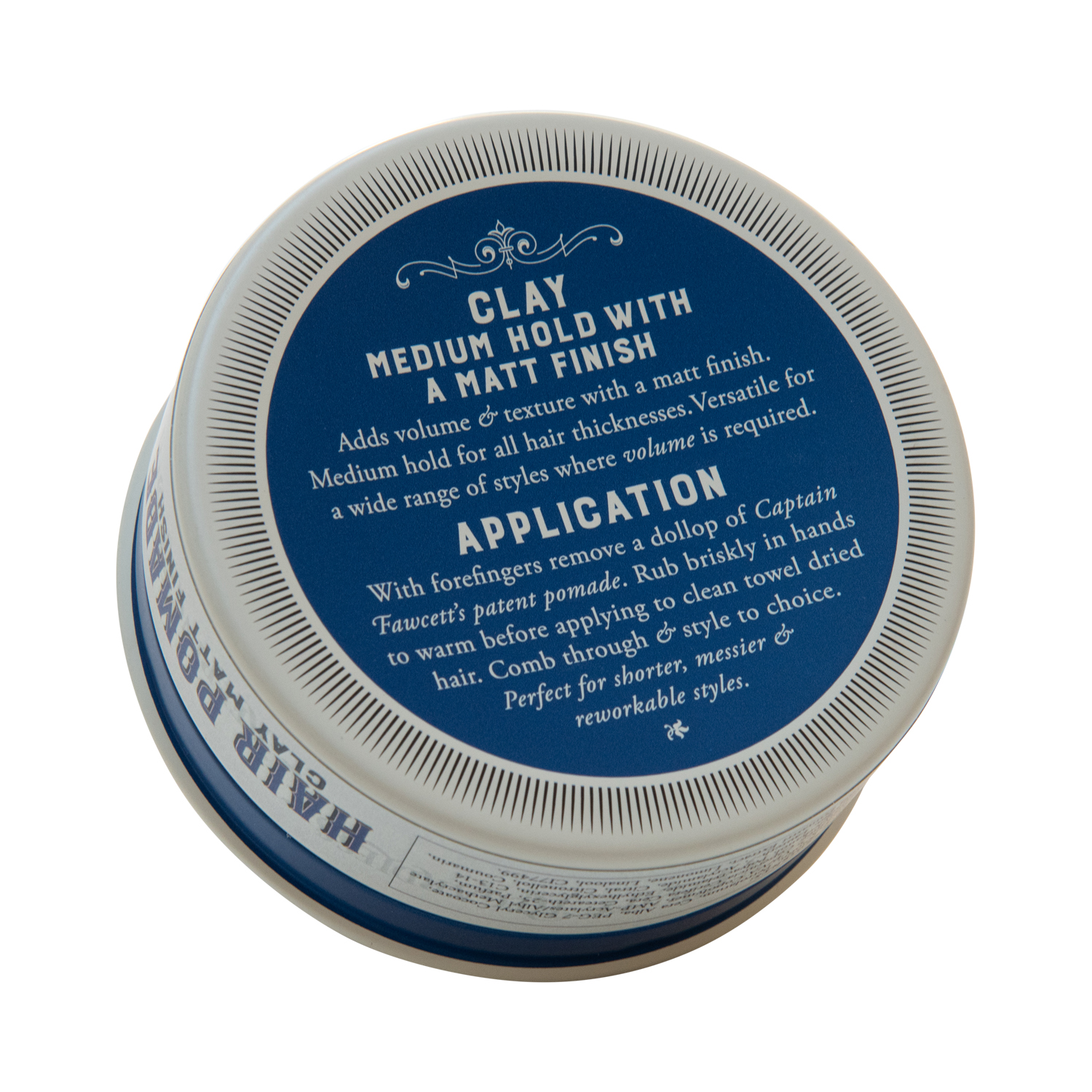 Captain Fawcett - Matt Clay Pomade - mittlerer Halt und mattes Finish