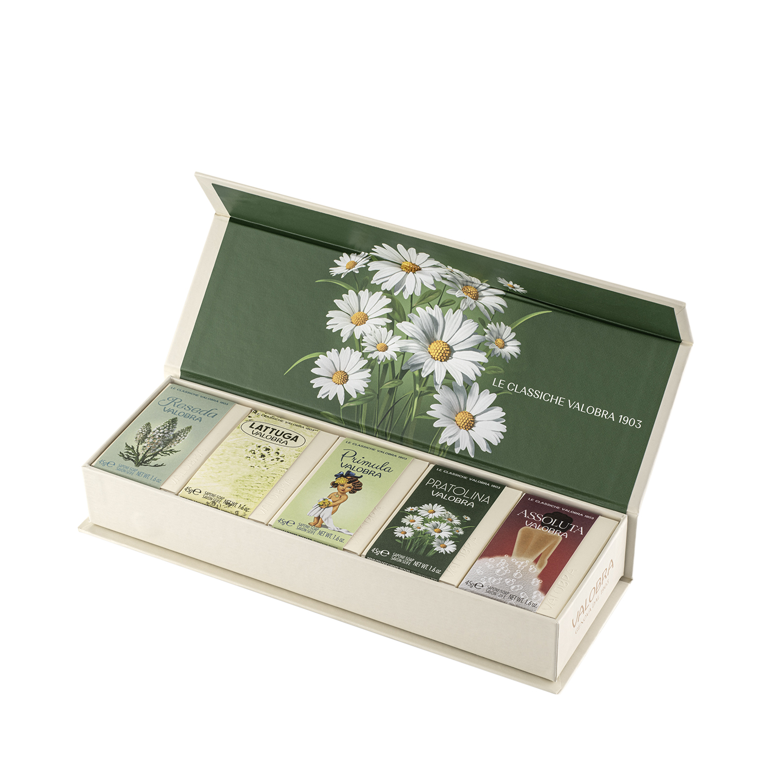 Valobra - Sapone - 5-tlg. Geschenkset Körperseife