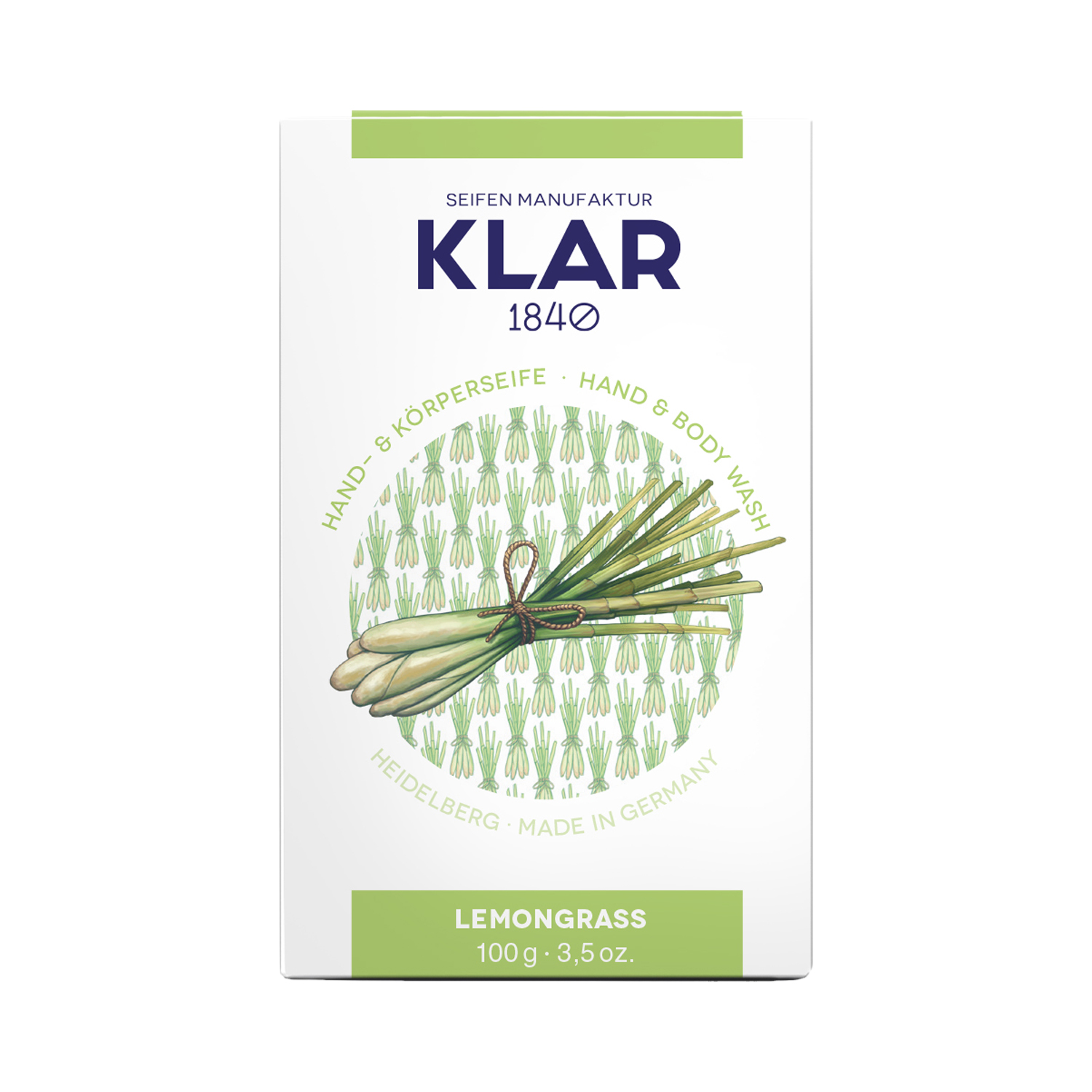 Klar's - Hand- & Körperseife - Lemongrass - ohne Palmöl