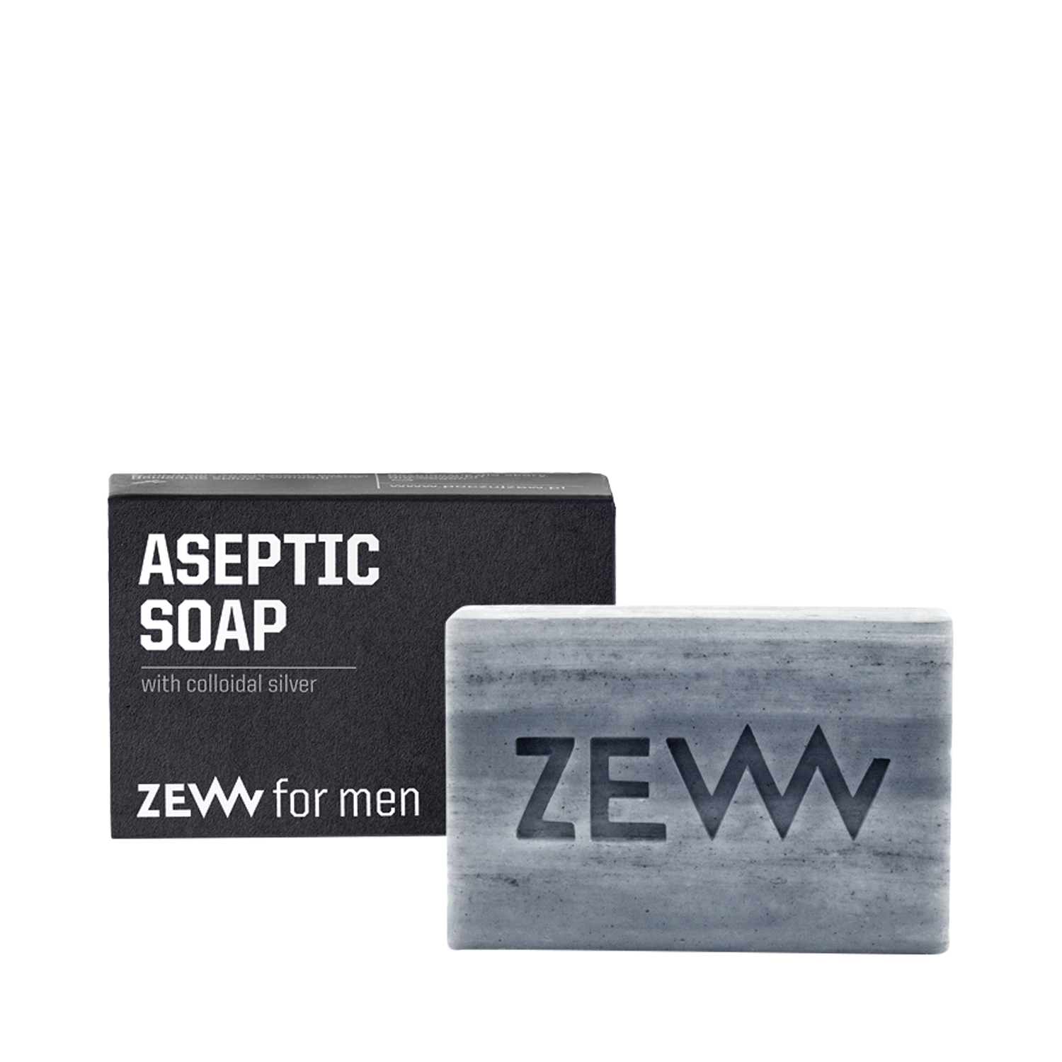 Probe - ZEW for men - Aspetic Soap - Seife mit Silber und Aktivkohle