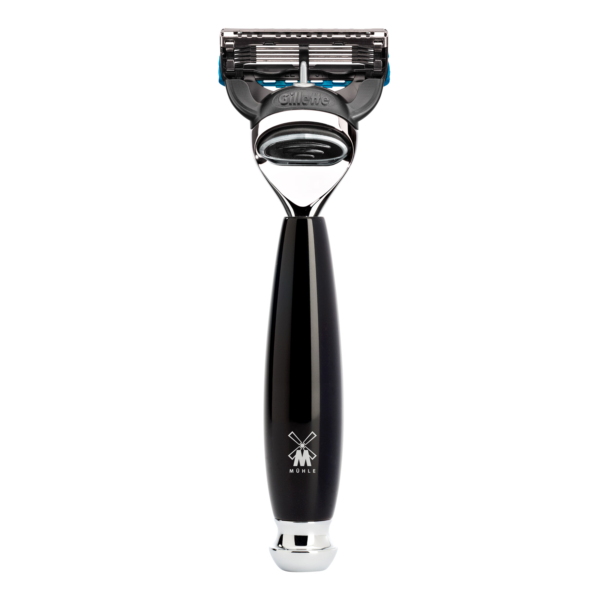 MÜHLE - Nassrasierer - VIVO - Gillette® Fusion™ - Edelharz schwarz