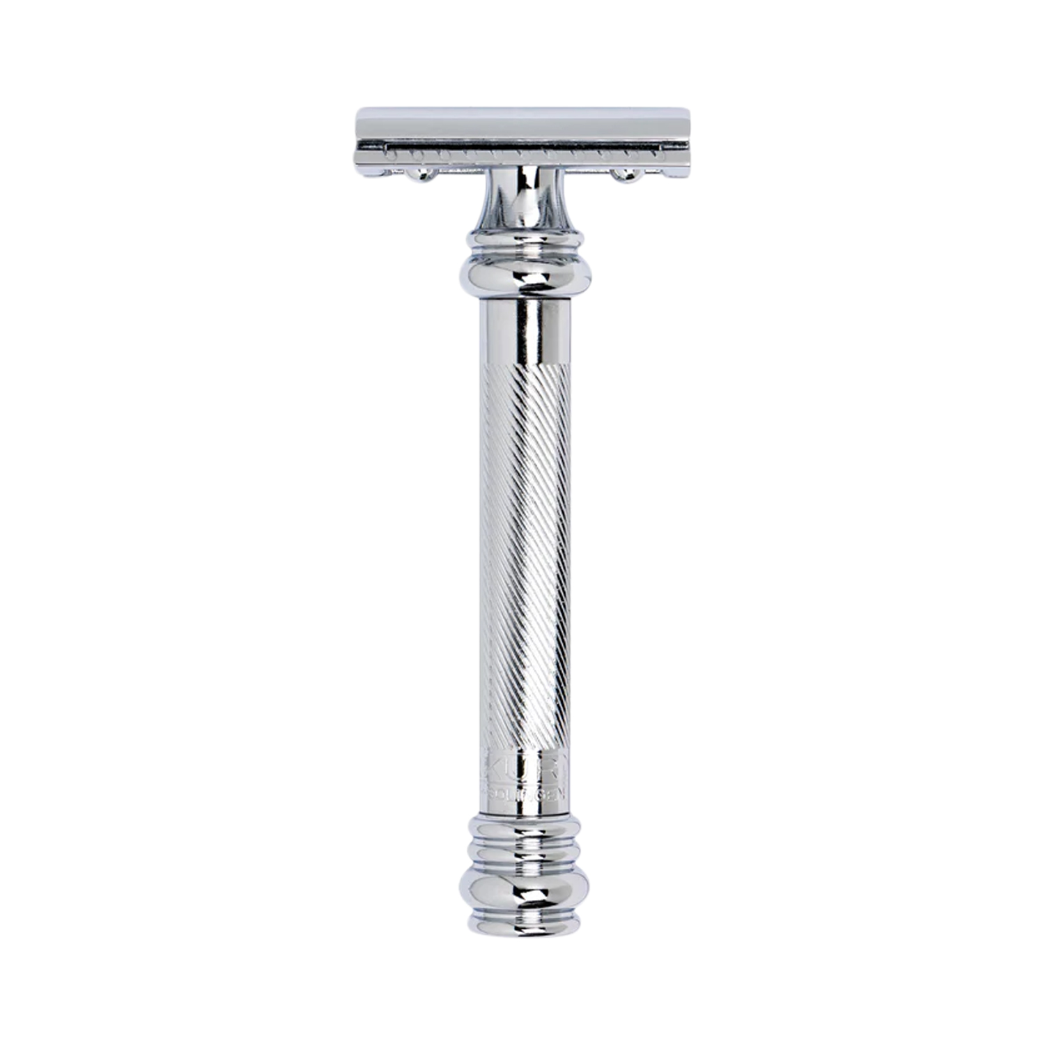 MERKUR - Rasierhobel 38C - geschlossener Kamm - verchromt