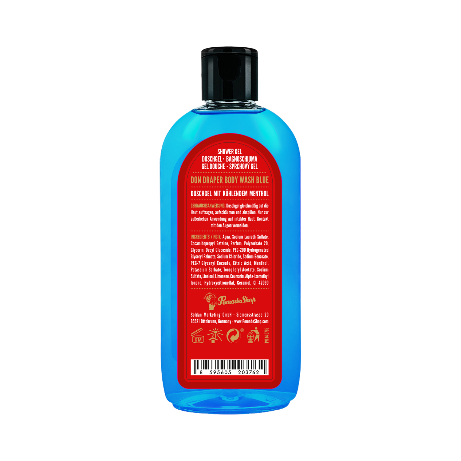 Don Draper - Body Wash Blue - Duschgel und Shampoo