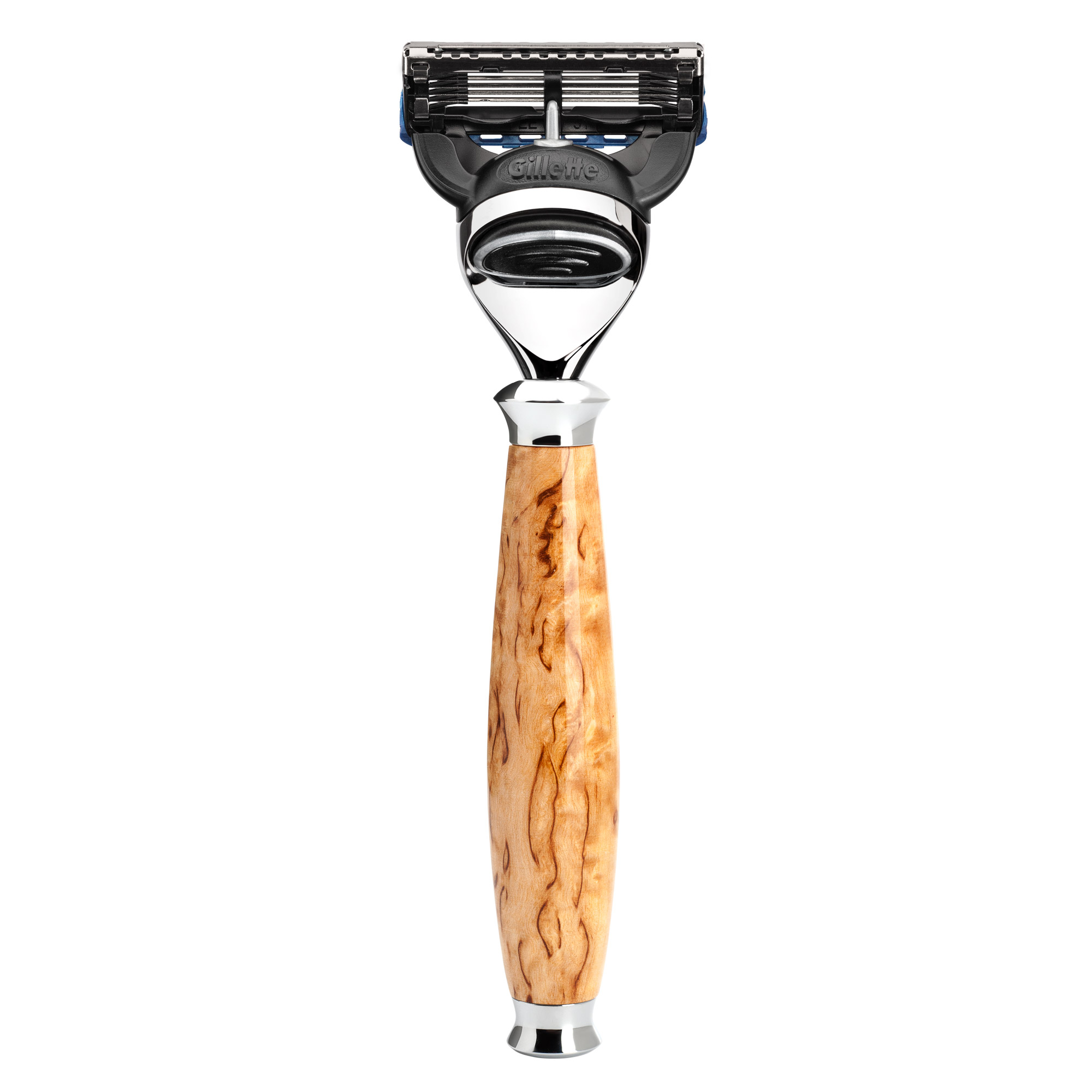 MÜHLE - Nassrasierer - PURIST - Gillette® Fusion™ - karelische Maserbirke