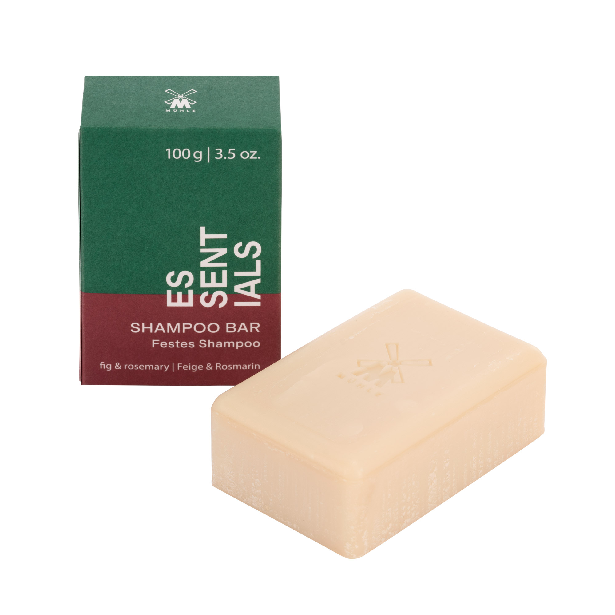 MÜHLE - Festes Shampoo - ESSENTIALS - Feige & Rosmarin