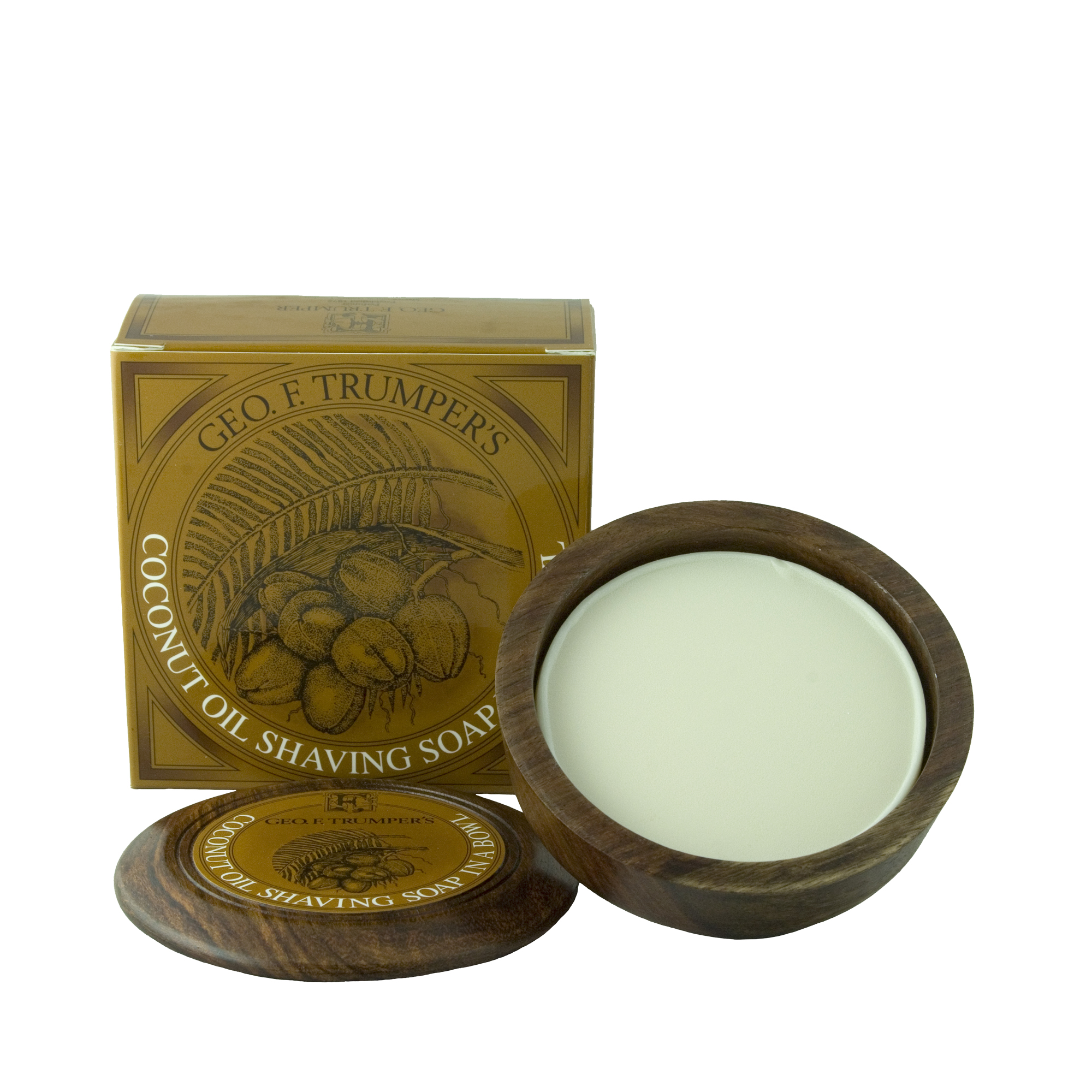 Geo. F. Trumper - Coconut Oil - Rasierseife im Holztiegel