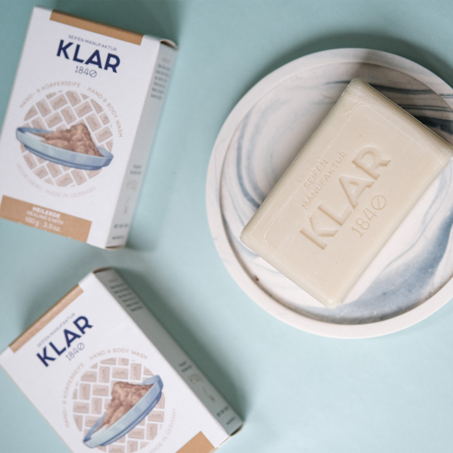 Klar's - Hand- & Körperseife - Heilerde - ohne Palmöl