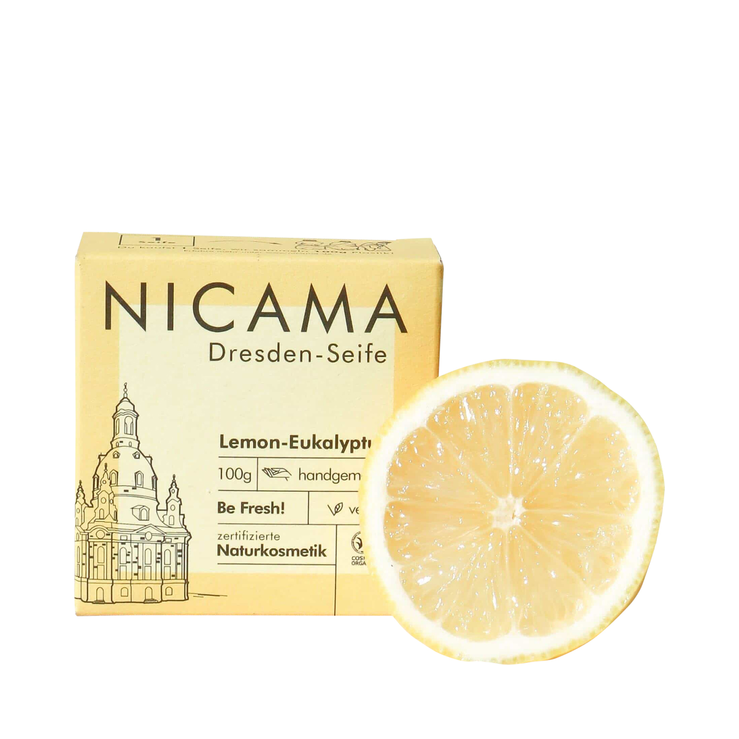 NICAMA - Dresden-Seife - Lemon-Eukalyptus - Frauenkirche