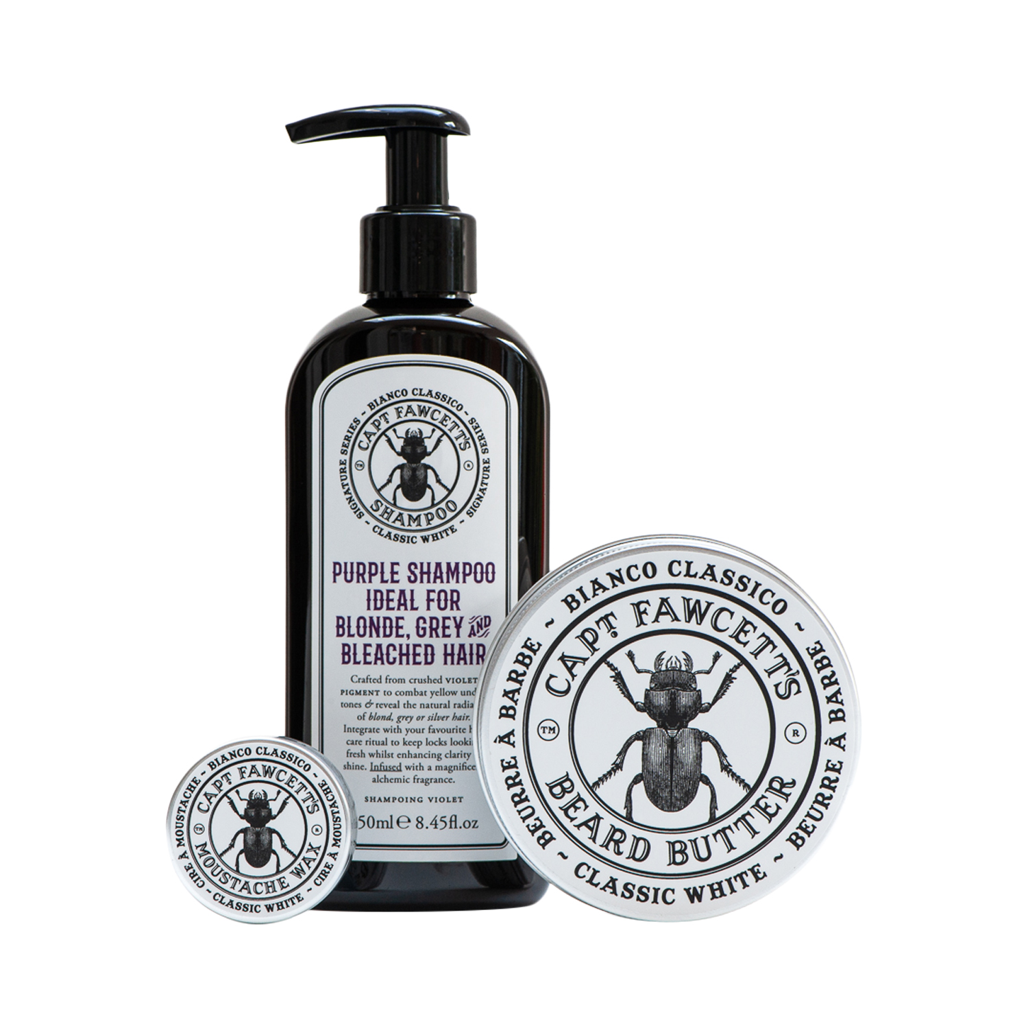 Captain Fawcett - Purple Shampoo - Bianco Classico
