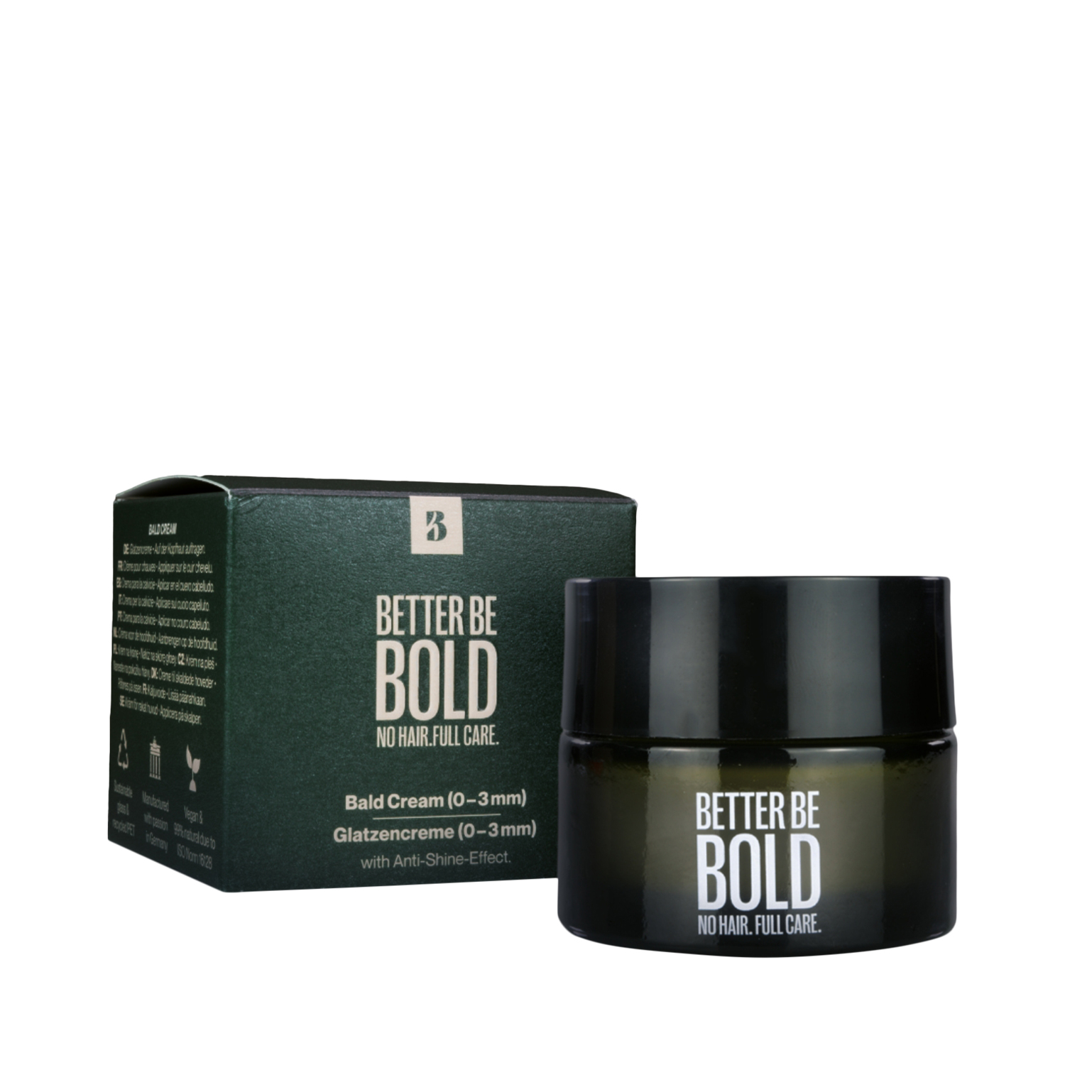 BETTER BE BOLD - Mattierende Glatzencreme (0-3mm) mit Anti-Shine-Effekt