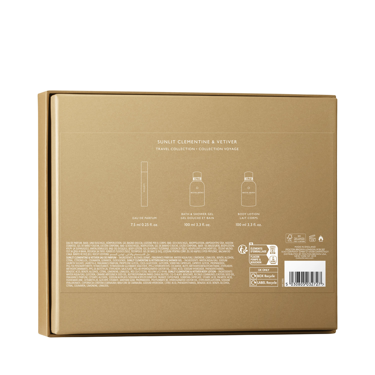 Molton Brown - Sunlit Clementine & Vetiver - 3-tlg. Geschenkset
