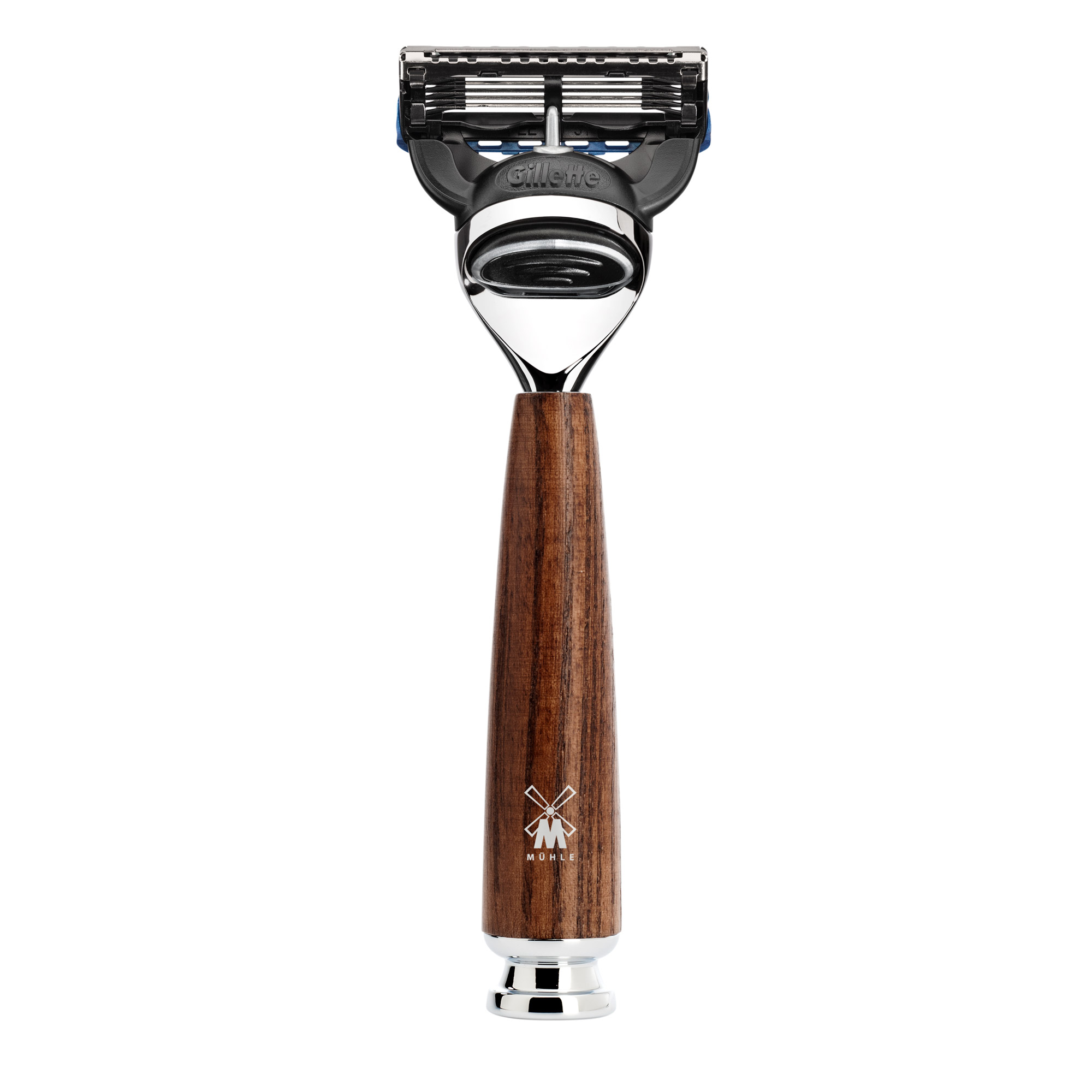 MÜHLE - Nassrasierer - RYTMO - Gillette® Fusion™ - Esche gedämpft