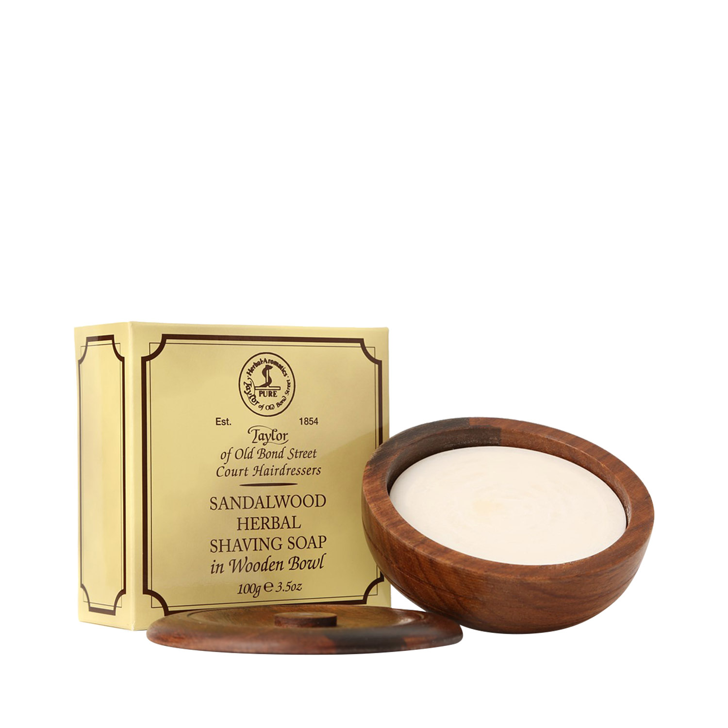 Taylor of Old Bond Street - Sandalwood - Shaving Soap - Rasierseife im Holztiegel