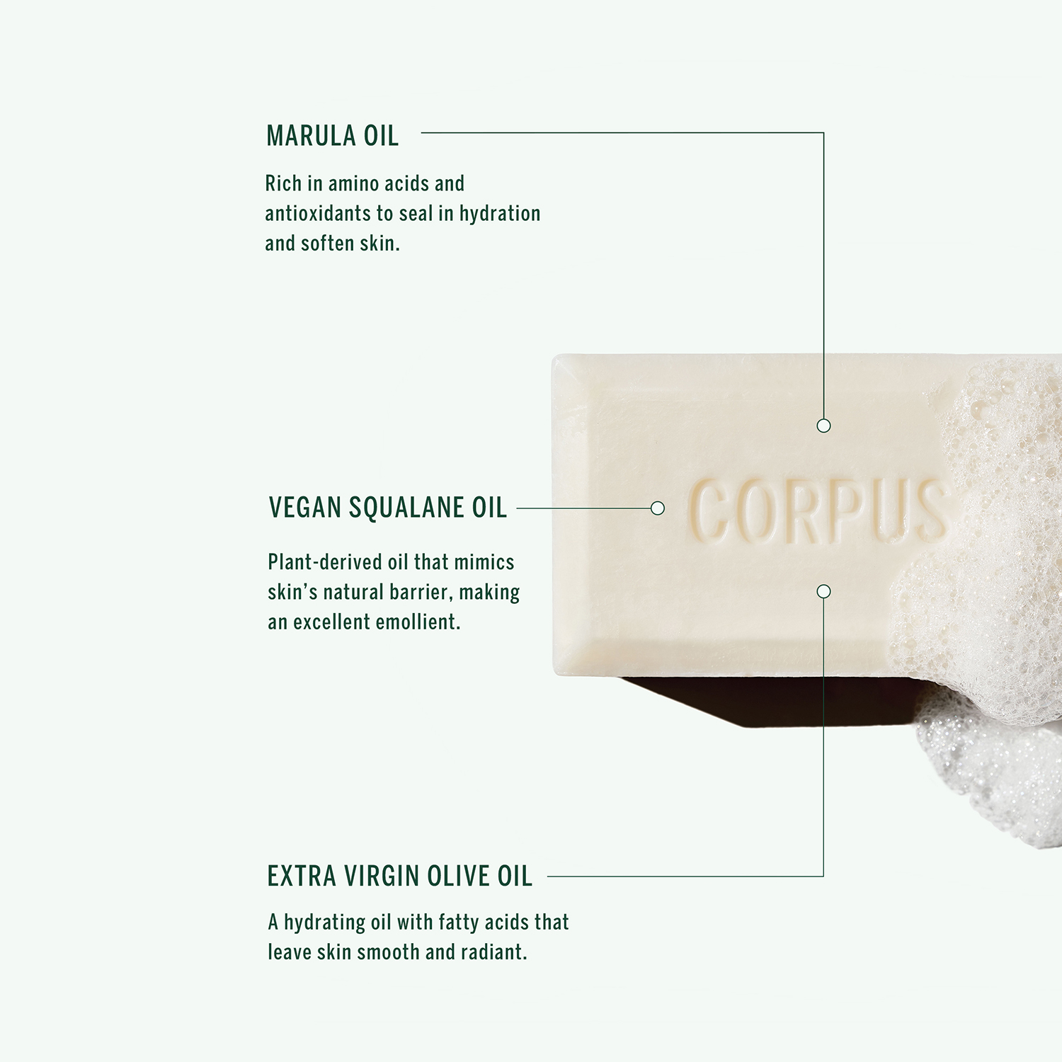 CORPUS - Cleansing Bar - No. Green
