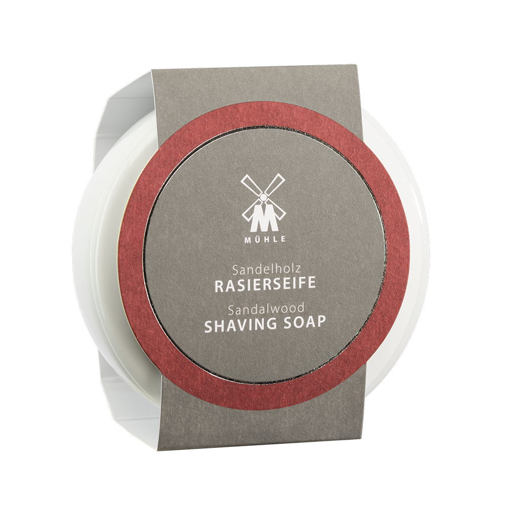 MÜHLE - Rasierseife in weißer Porzellanschale - SHAVECARE - Sandelholz