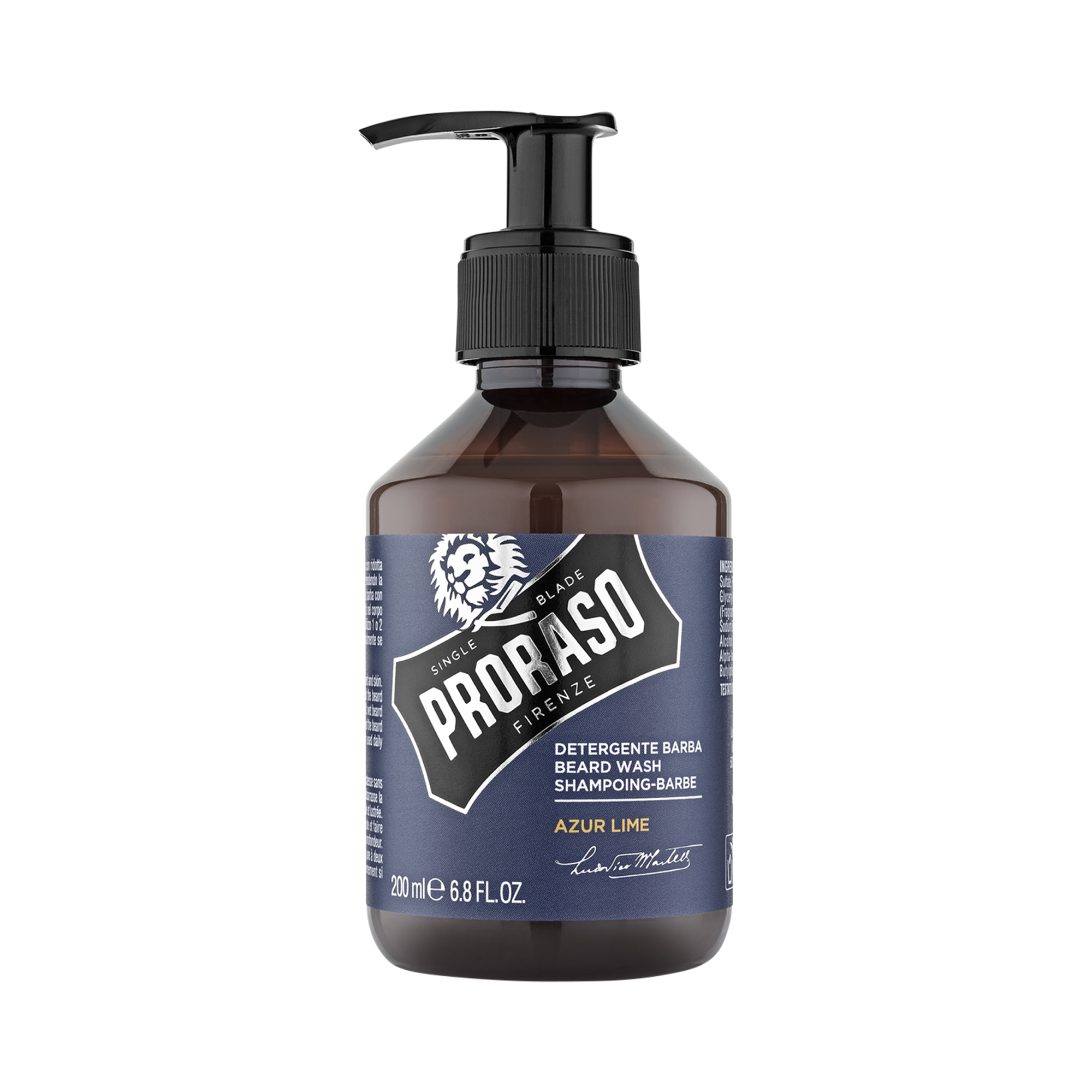 Proraso - Beard Wash - Bartreiniger - Azur Lime - SINGLE BLADE